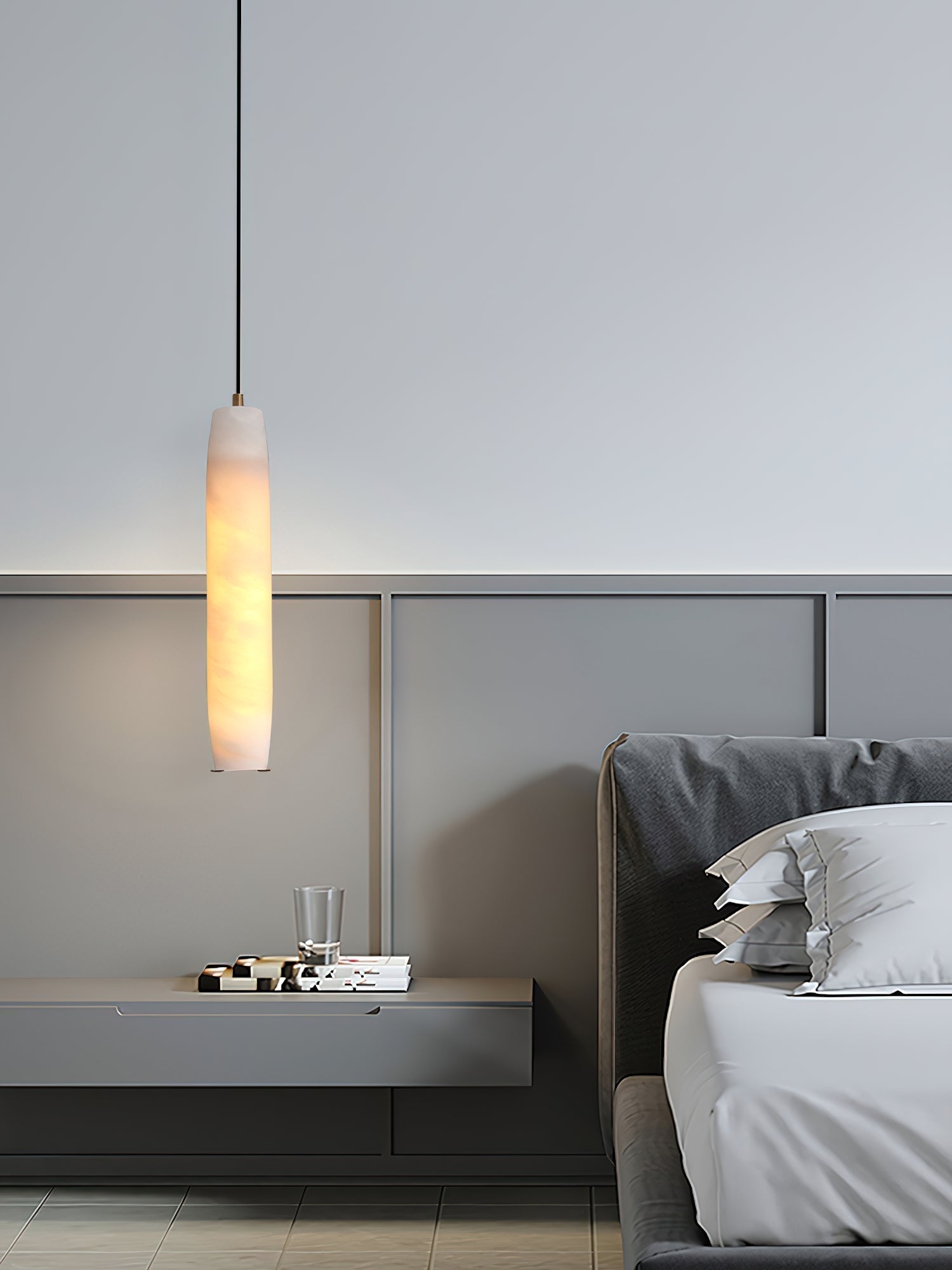 Kvennuvye Flute Modern Minimalist Metal Pendant Light - Lamp Copper