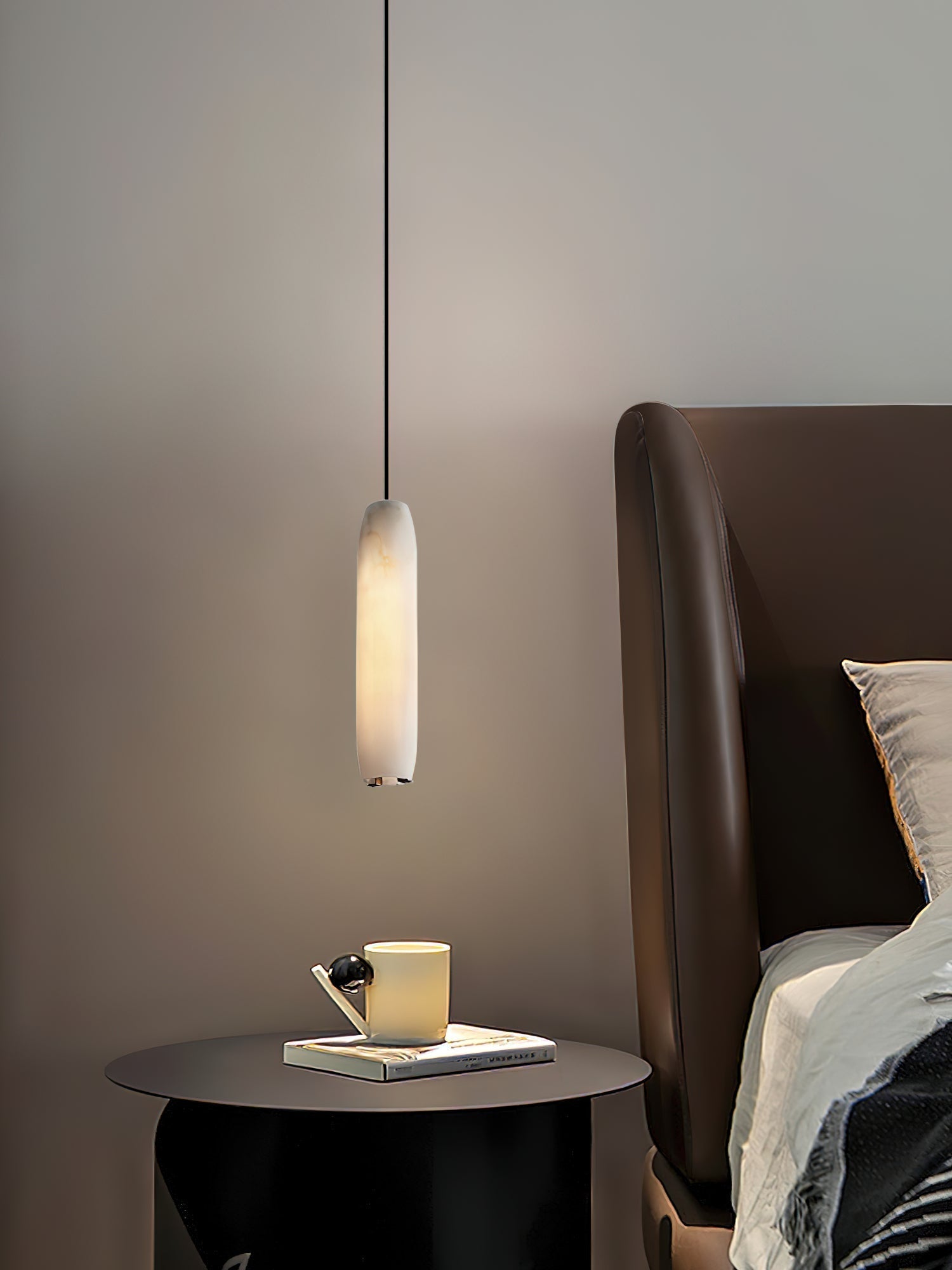 Kvennuvye Flute Modern Minimalist Metal Pendant Light - Lamp Copper