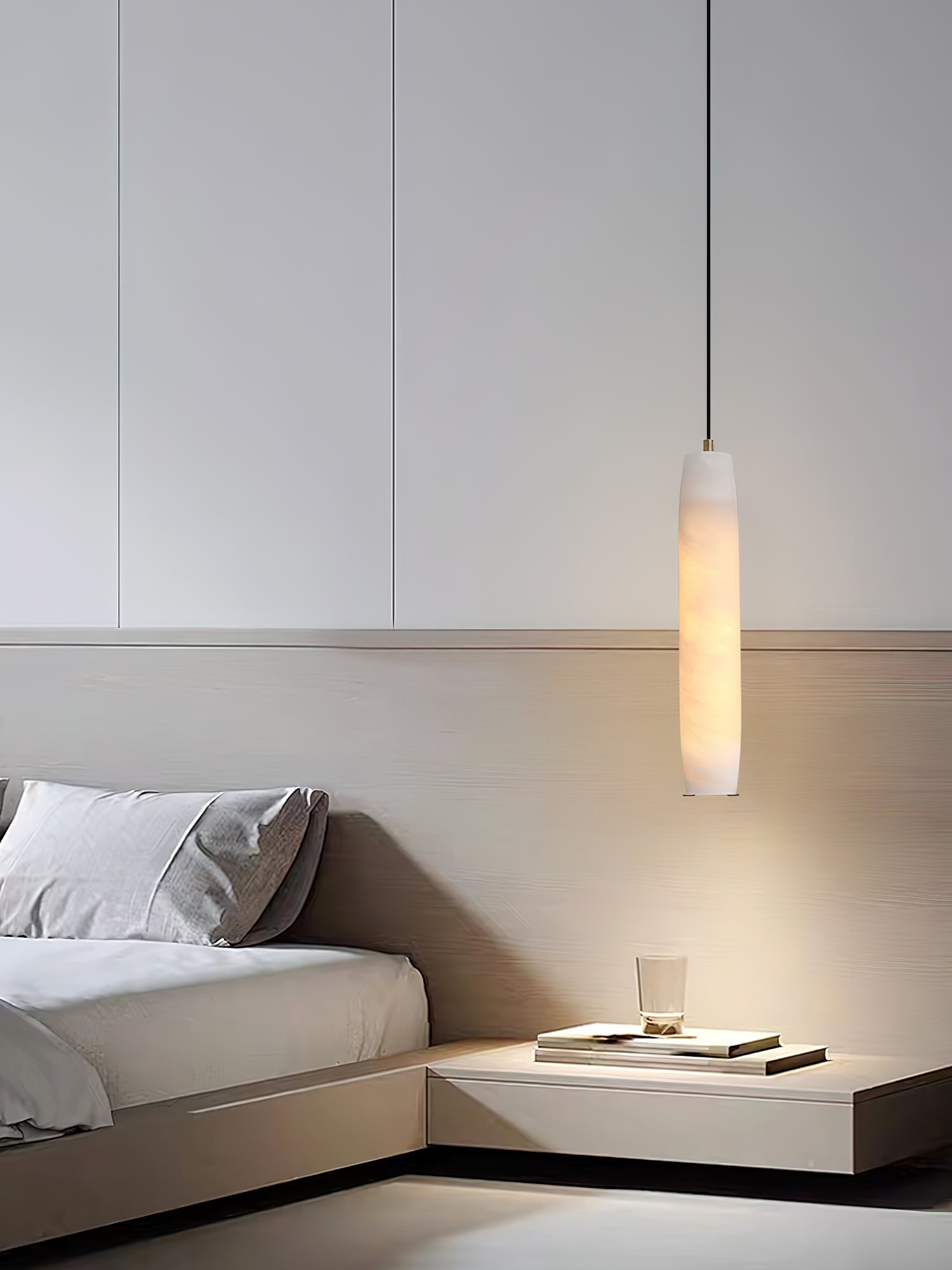 Kvennuvye Flute Modern Minimalist Metal Pendant Light - Lamp Copper