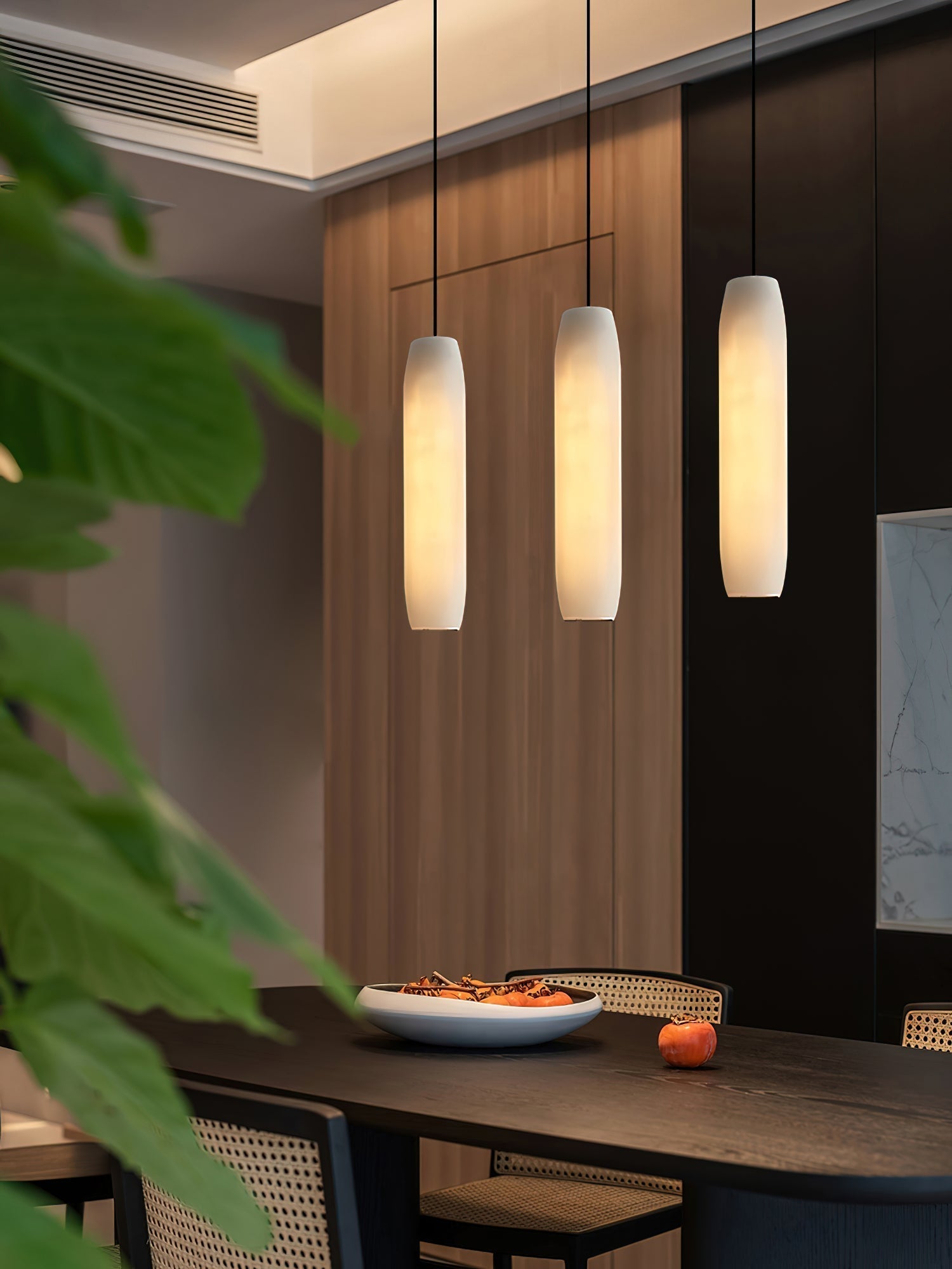 Kvennuvye Flute Modern Minimalist Metal Pendant Light - Lamp Copper