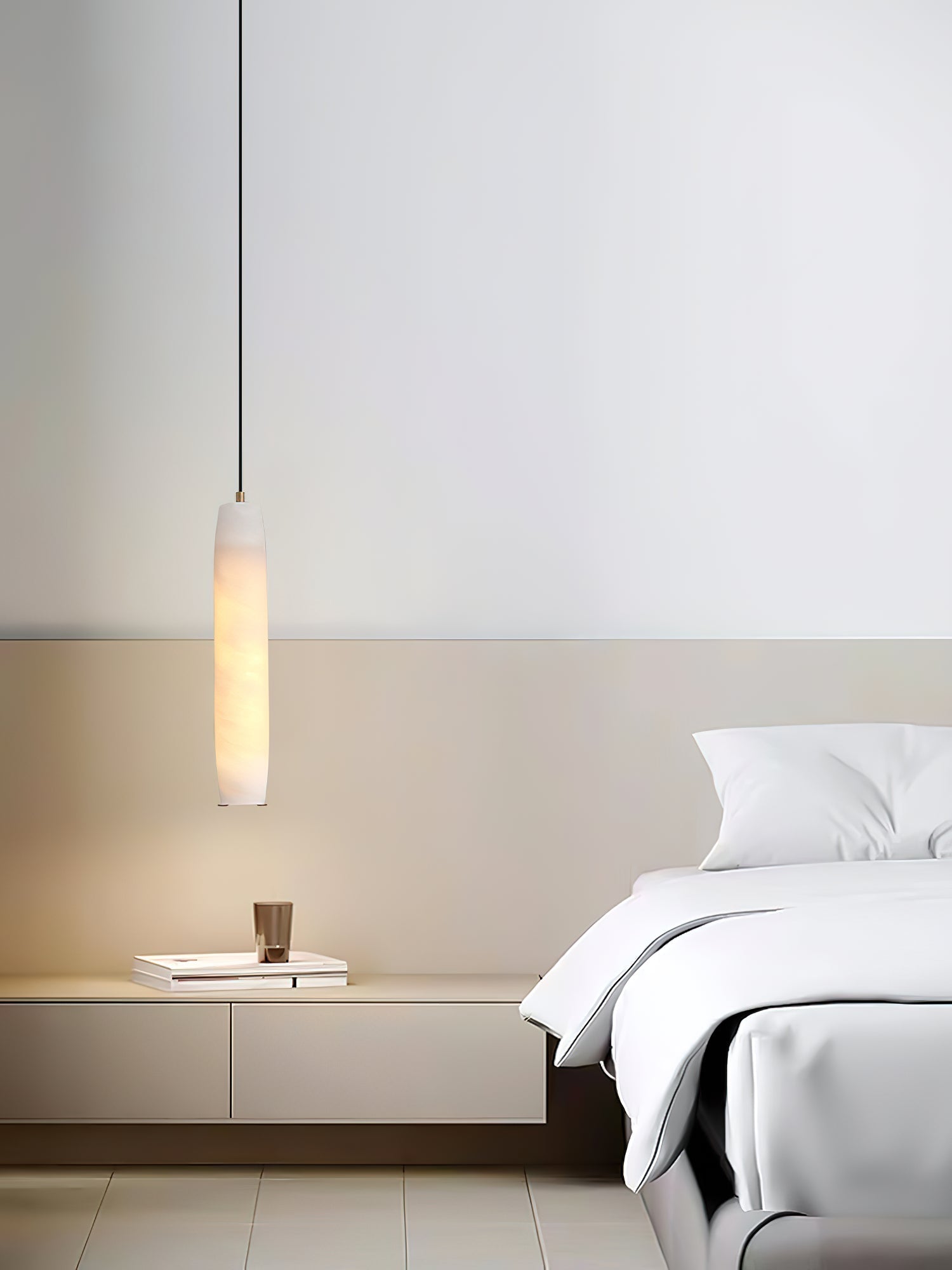 Kvennuvye Flute Modern Minimalist Metal Pendant Light - Lamp Copper
