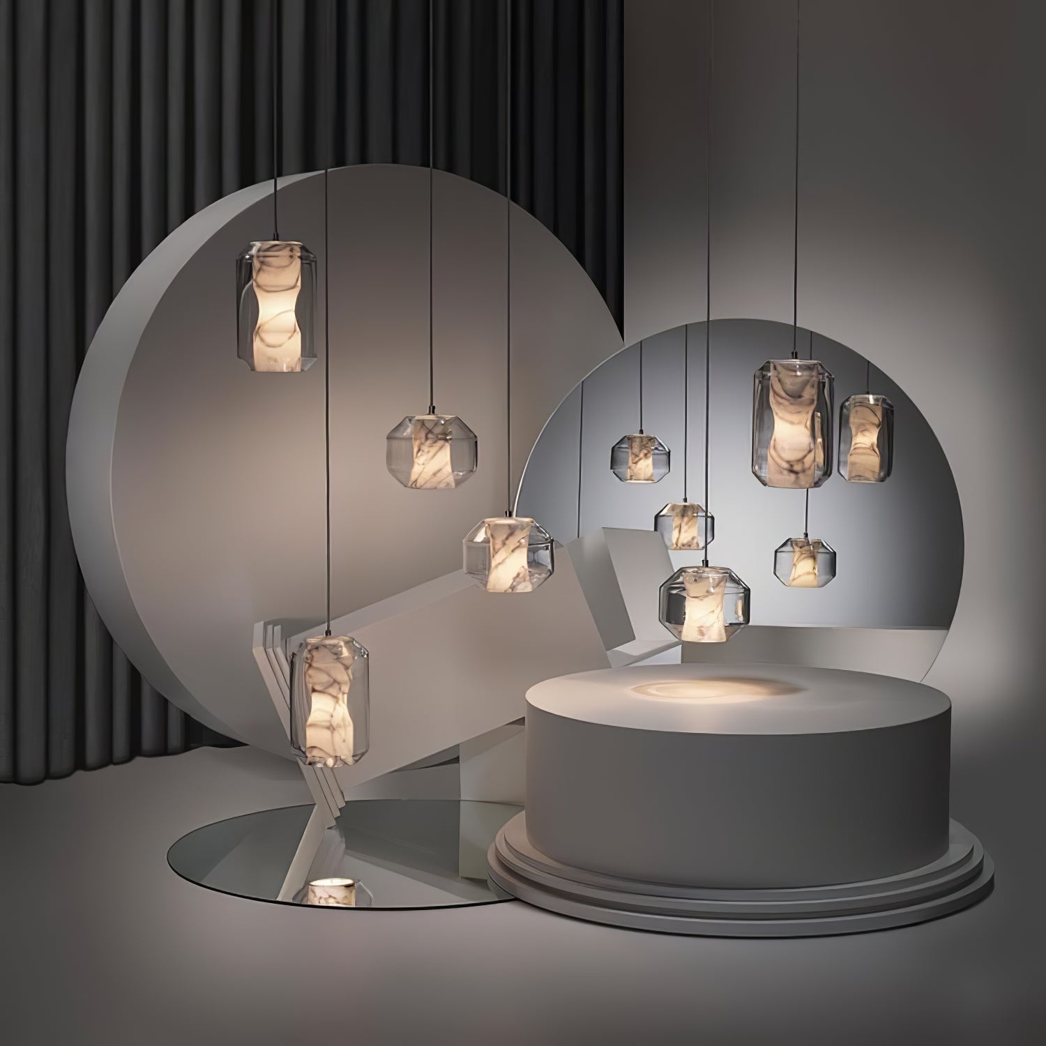 Elaris Alabaster Pendant Light - Letslighting