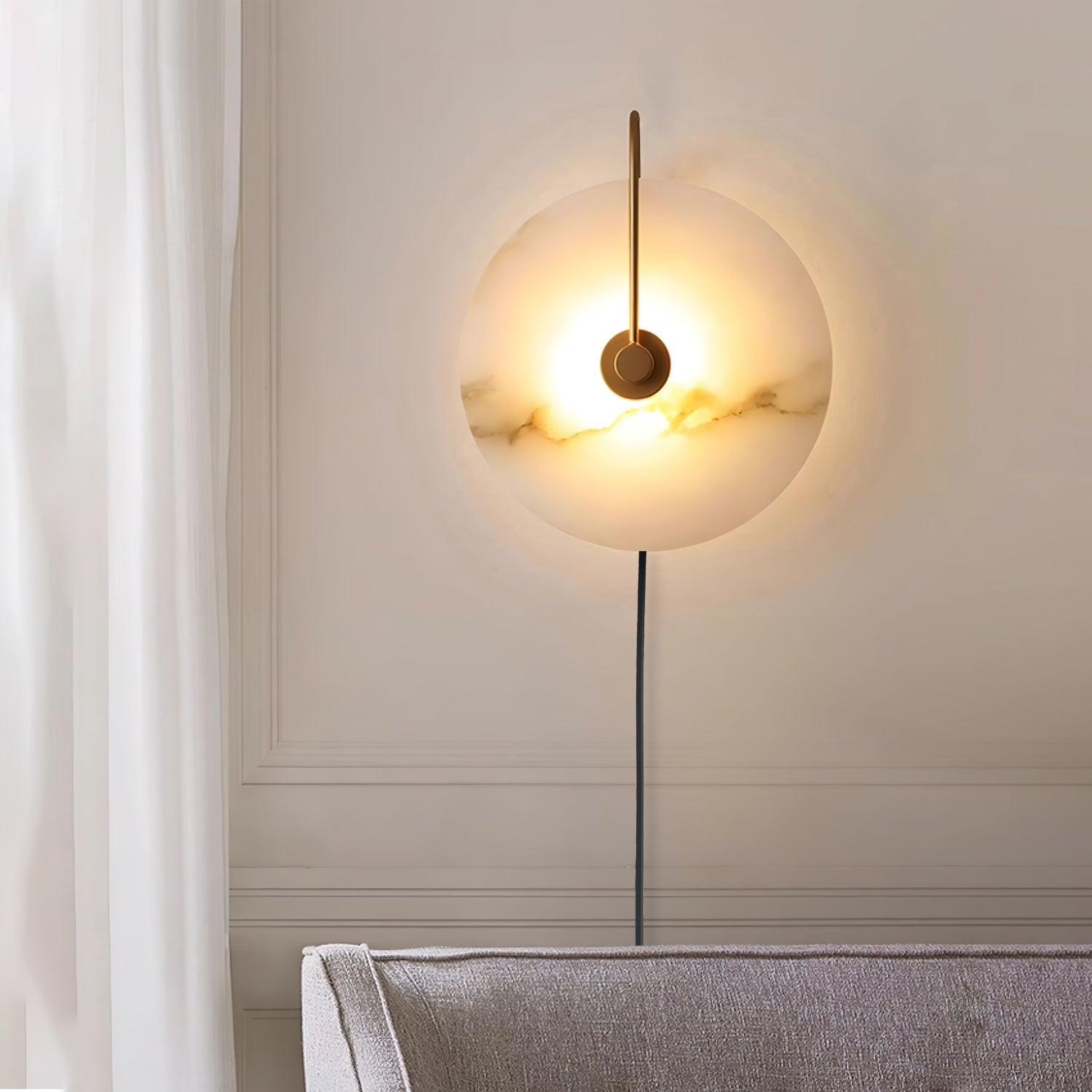Ceraeyra Alabaster Globe Wall Light - Neutralighting