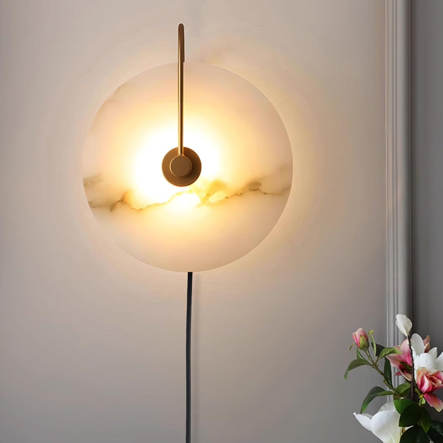 Ceraeyra Alabaster Globe Wall Light - Neutralighting