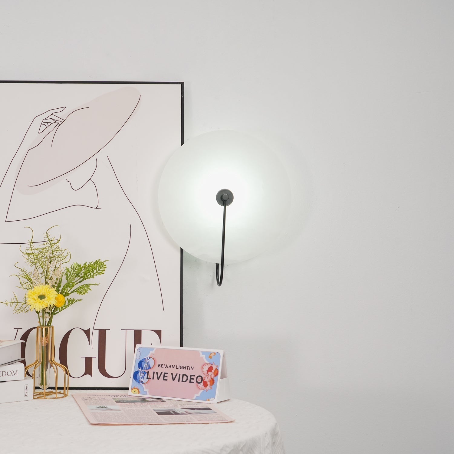 Ceraeyra Alabaster Globe Wall Light - Neutralighting