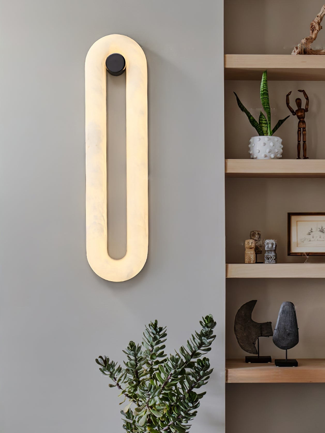 Aurea Modern Alabaster Wall Light - Letslighting