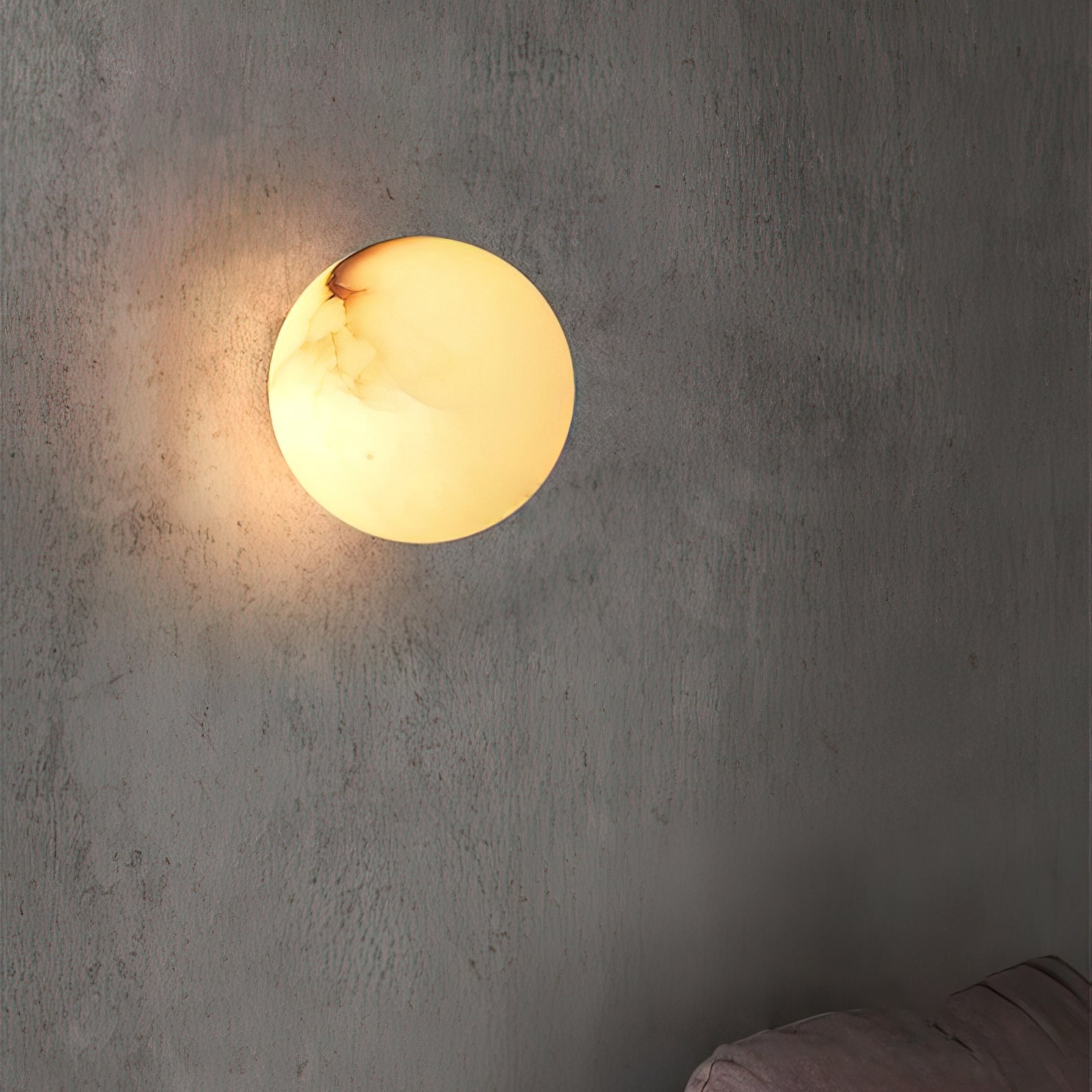 Lynq Applique Murale Mini Orbe en Albâtre