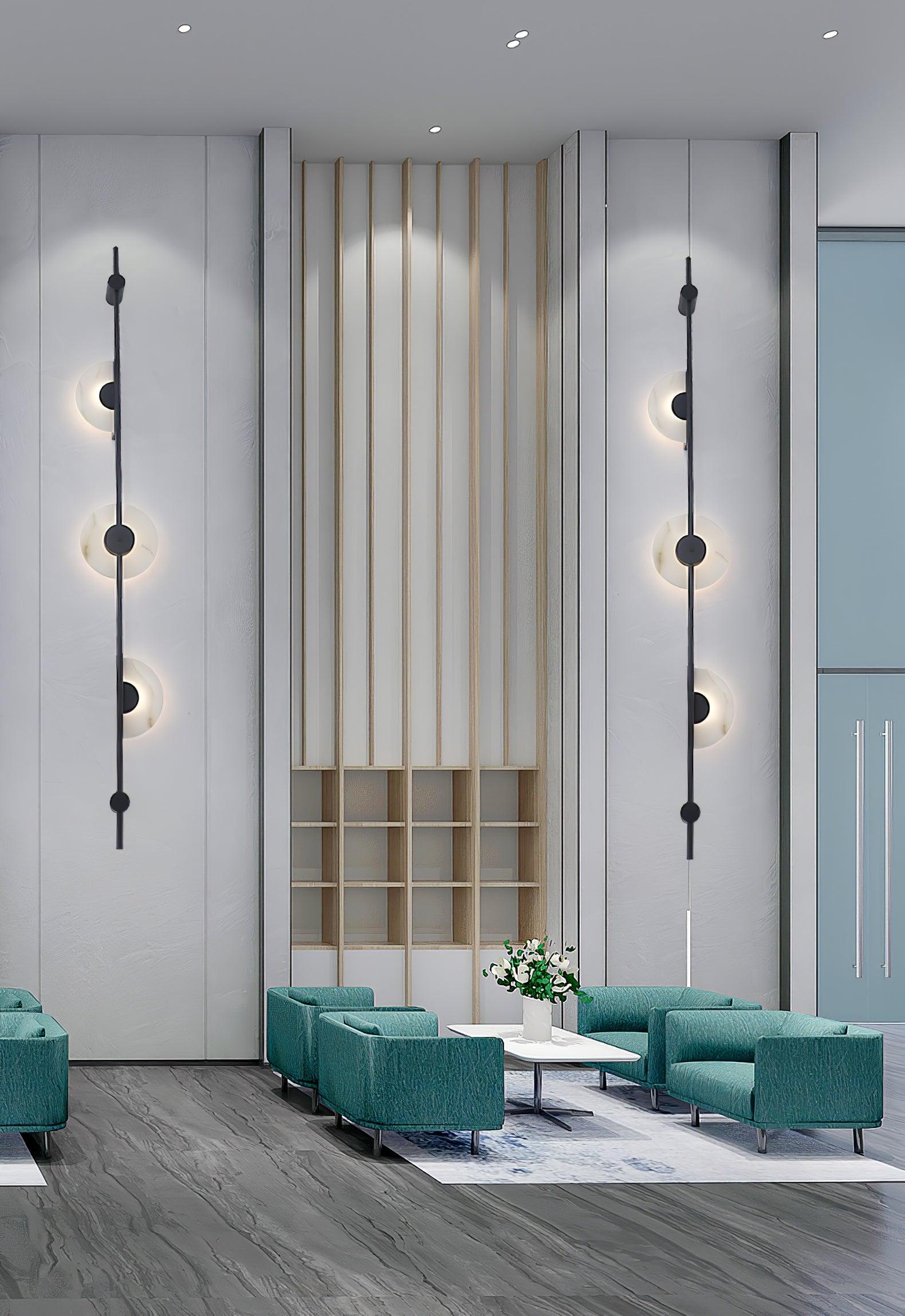 Edria Minimalist Alabaster Wall Light - Neutralighting