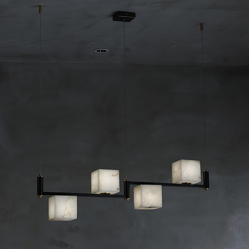Ostruvye Chandelier Albâtre Boîte Créativité Salon - Neutralighting