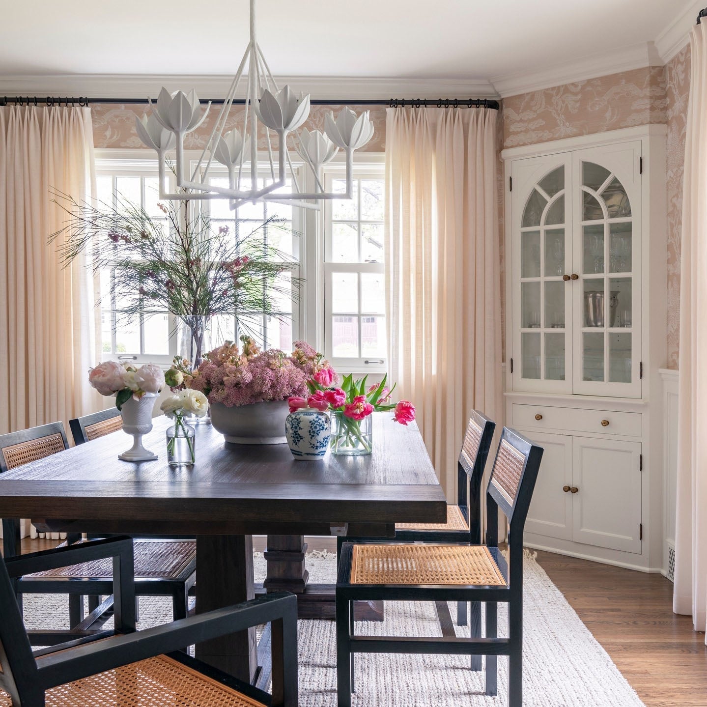 Alberto Chandelier Laiton Floral Moderne Salon - Neutralighting