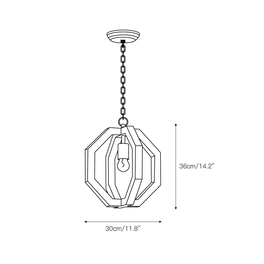 Tinduvyi Individual Creativity Metal Pendant Lamp - Lamp Copper