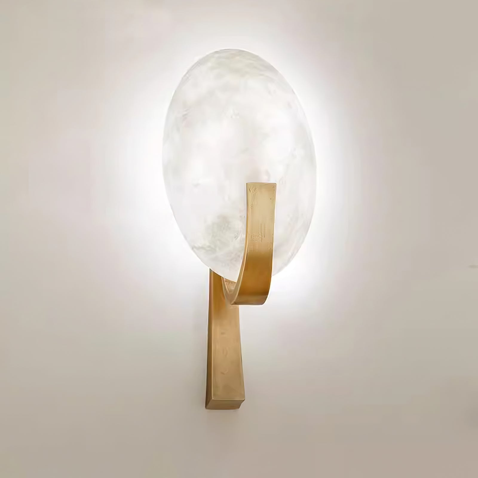 Althea Minimalist Alabaster Wall Lamp - Neutralighting