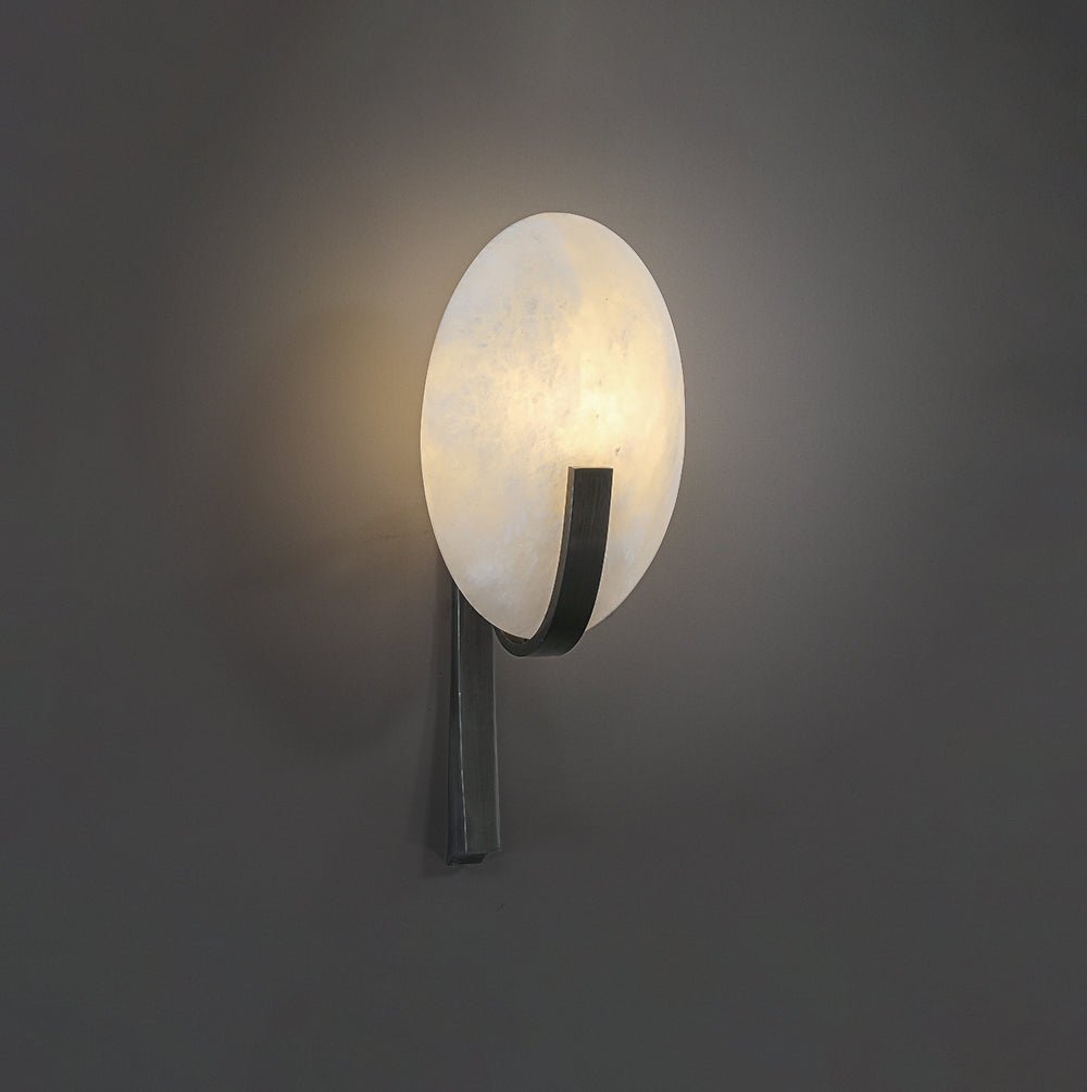 Althea Minimalist Alabaster Wall Lamp - Neutralighting
