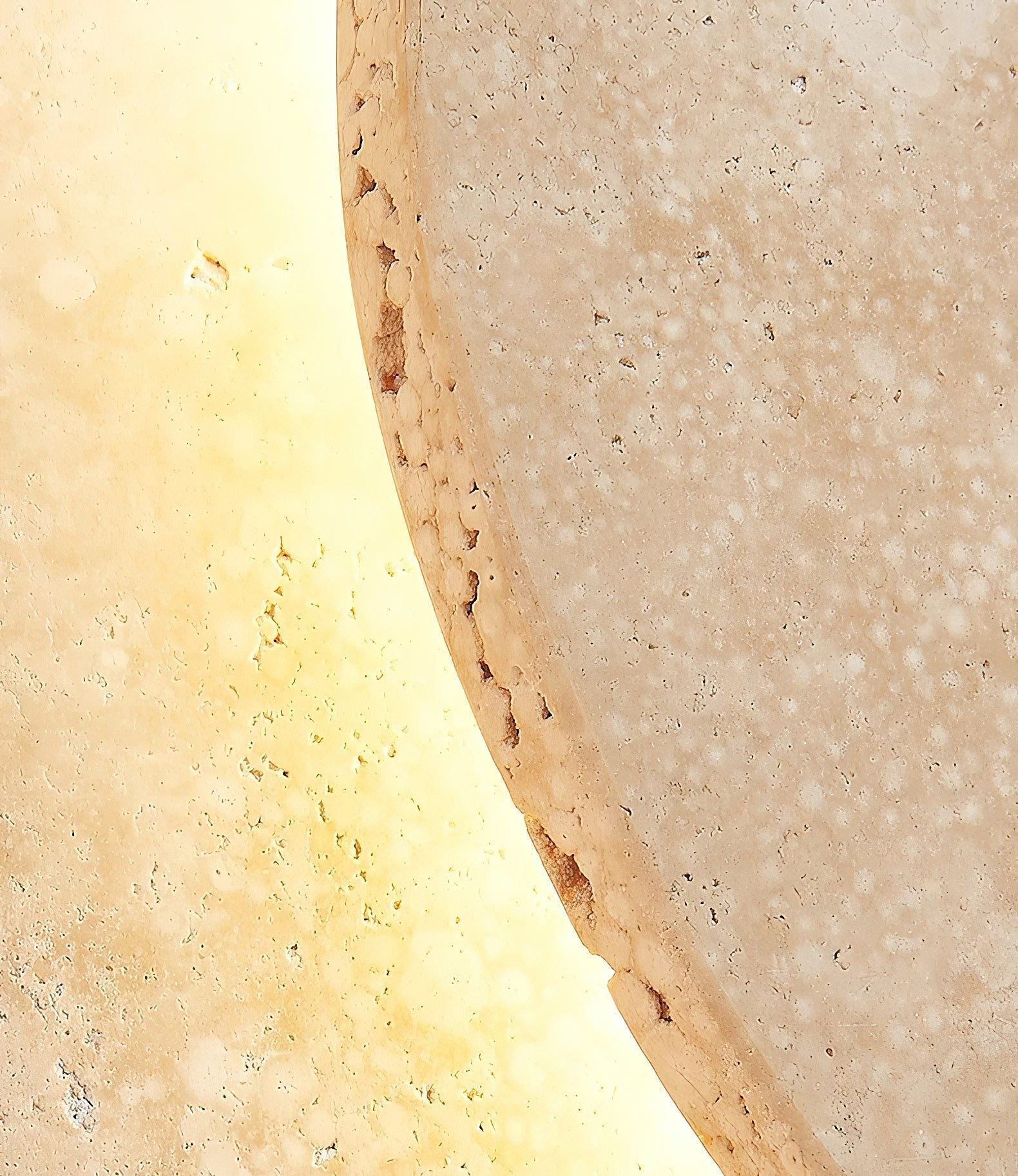 Yrvuvyn Applique Murale en Travertin Créativité Individuelle - Neutralighting