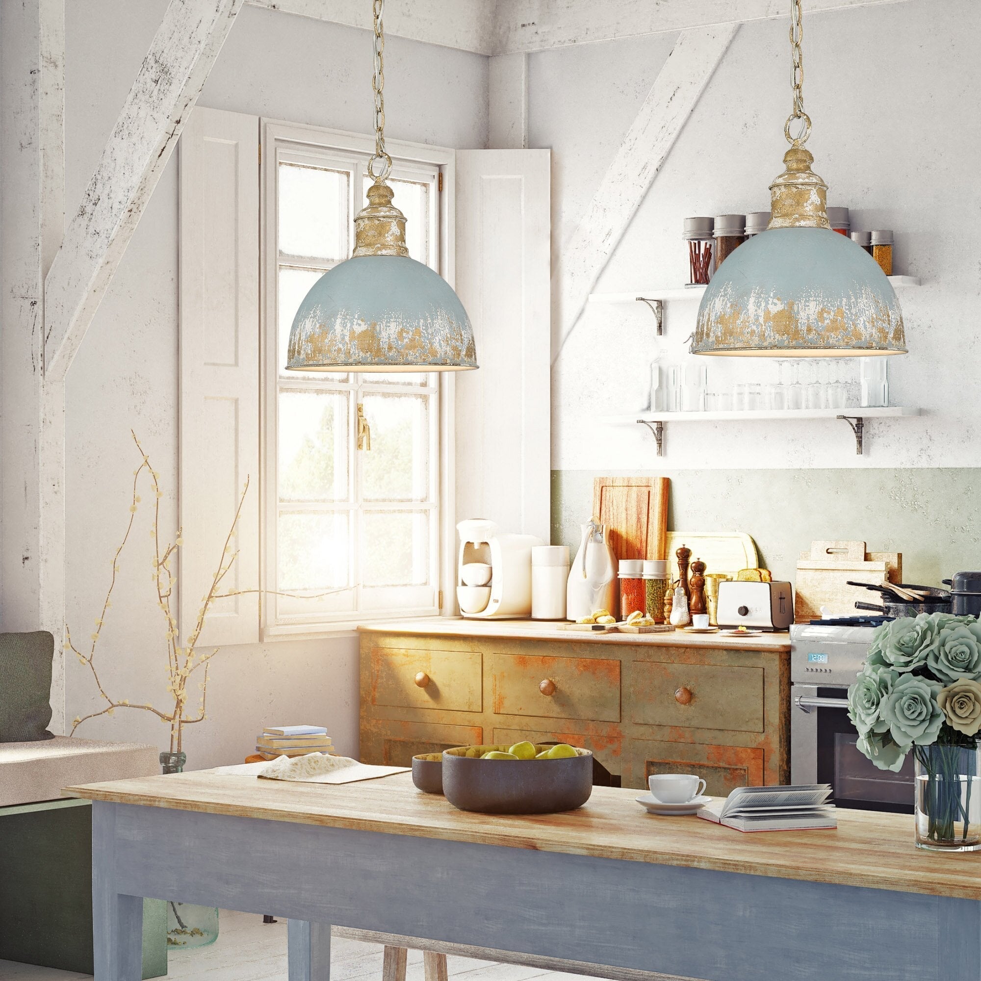 Xenuvyi Individual Creativity Metal Pendant Light - Lamp Copper