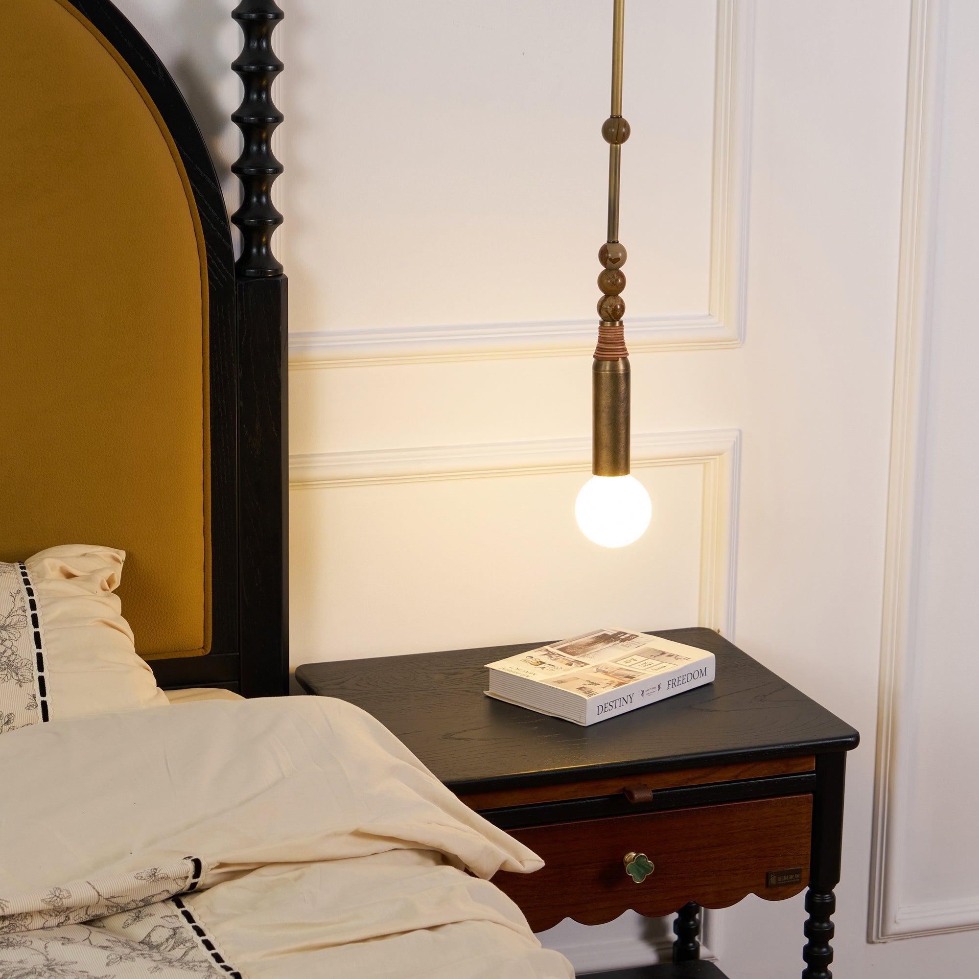 Alvuvyn Modern Minimalist Marble Pendant Light - Neutralighting