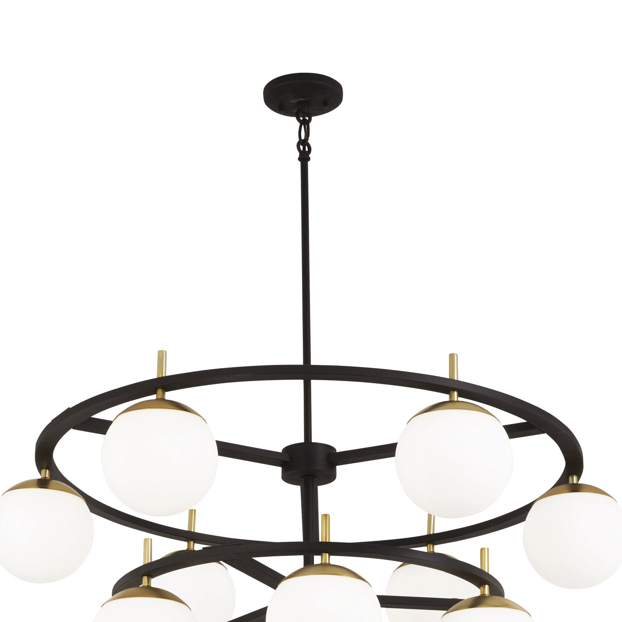 Ornuvyn Modern Minimalist Glass Chandelier - Lamp Copper