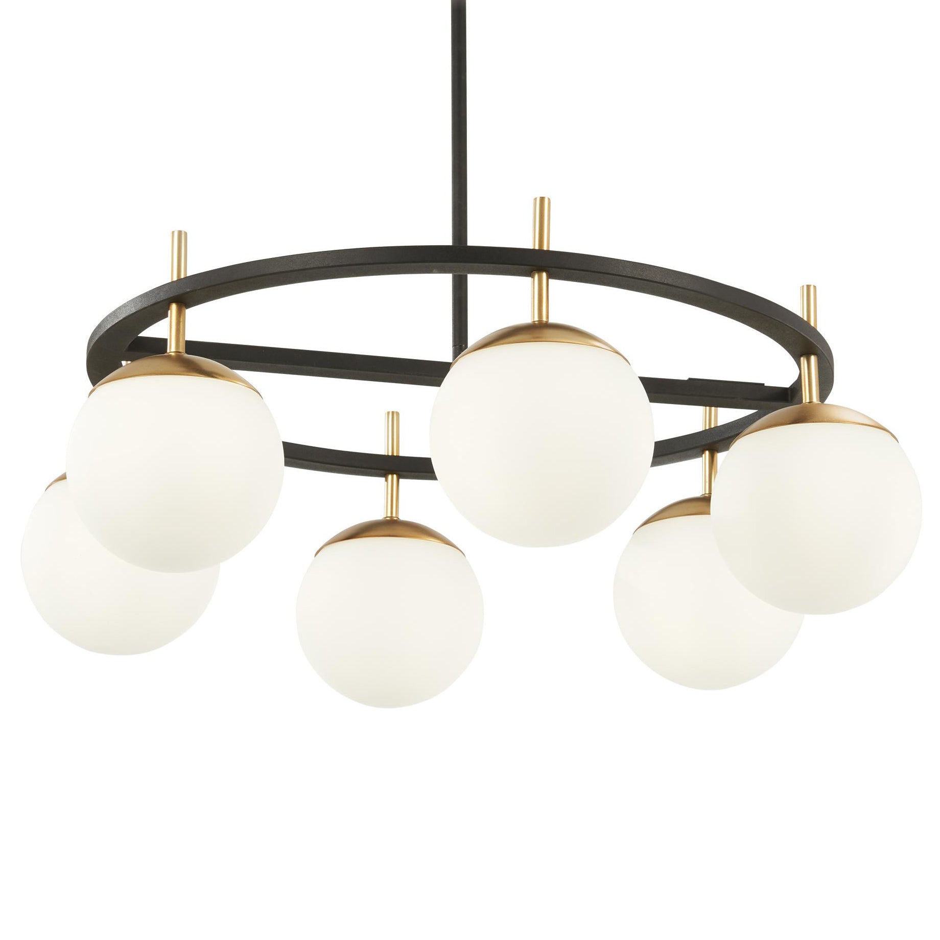 Ornuvyn Modern Minimalist Glass Chandelier - Lamp Copper