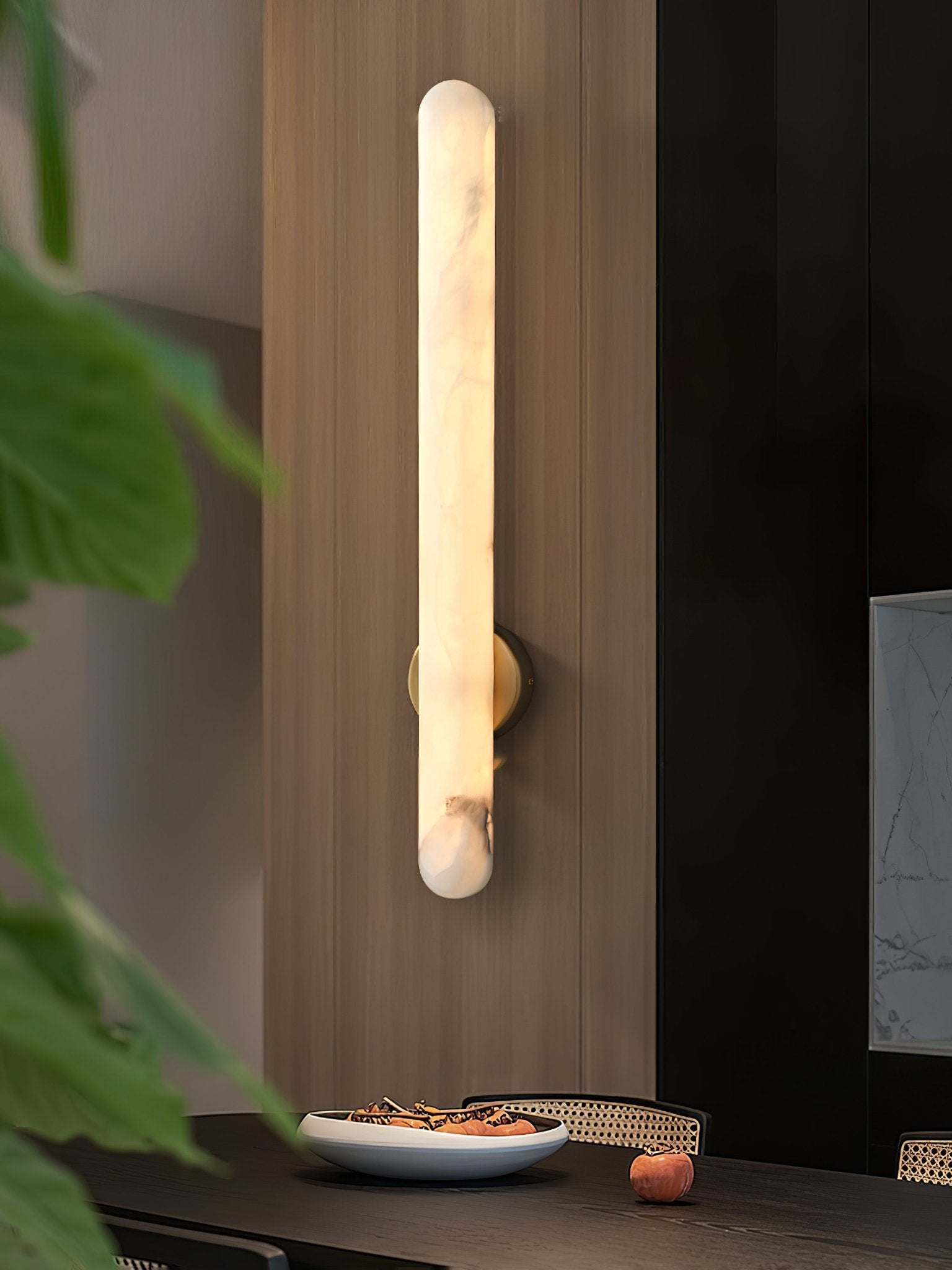 Elvenira Applique Murale Cylindrique en Albâtre - Neutralighting