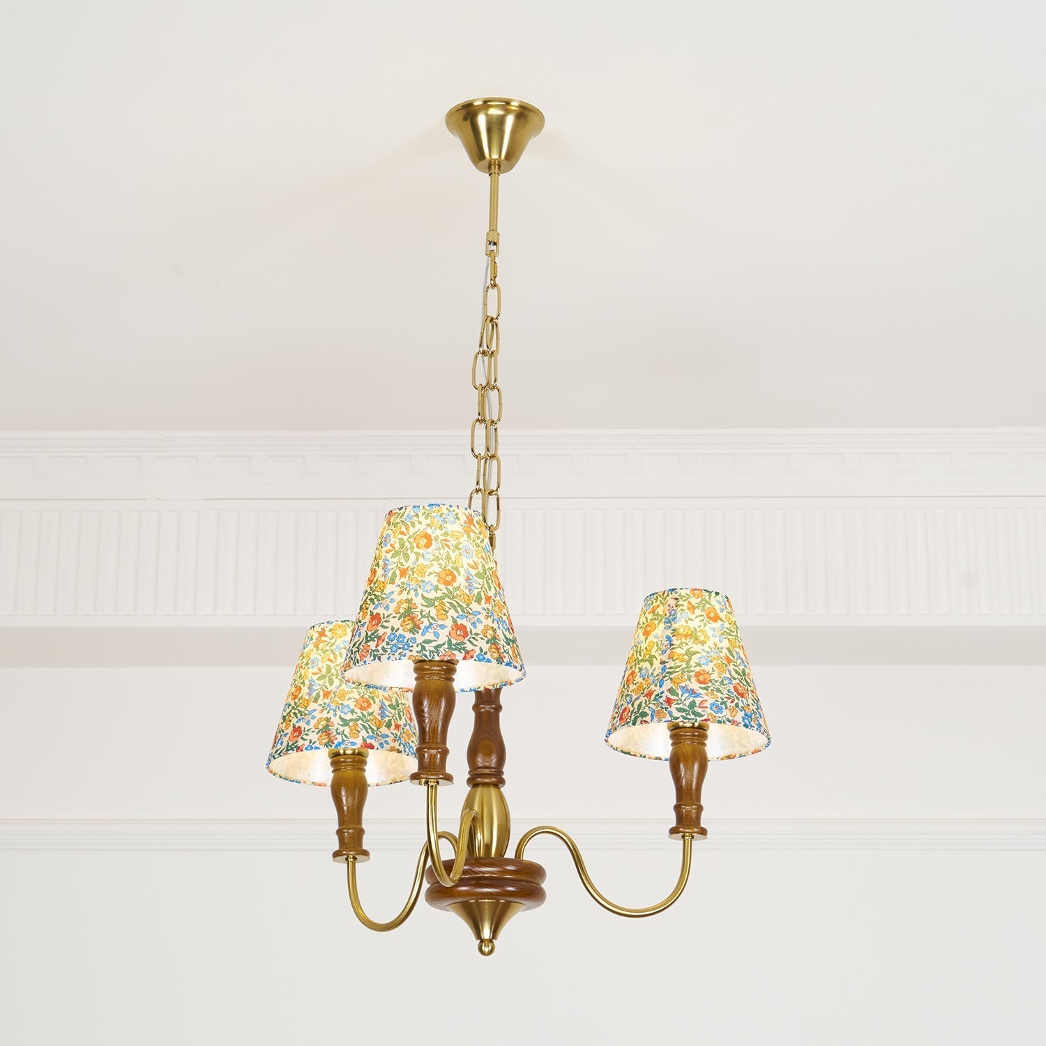 Florinda Lustre Abat-jour Tissu Floral - Neutralighting