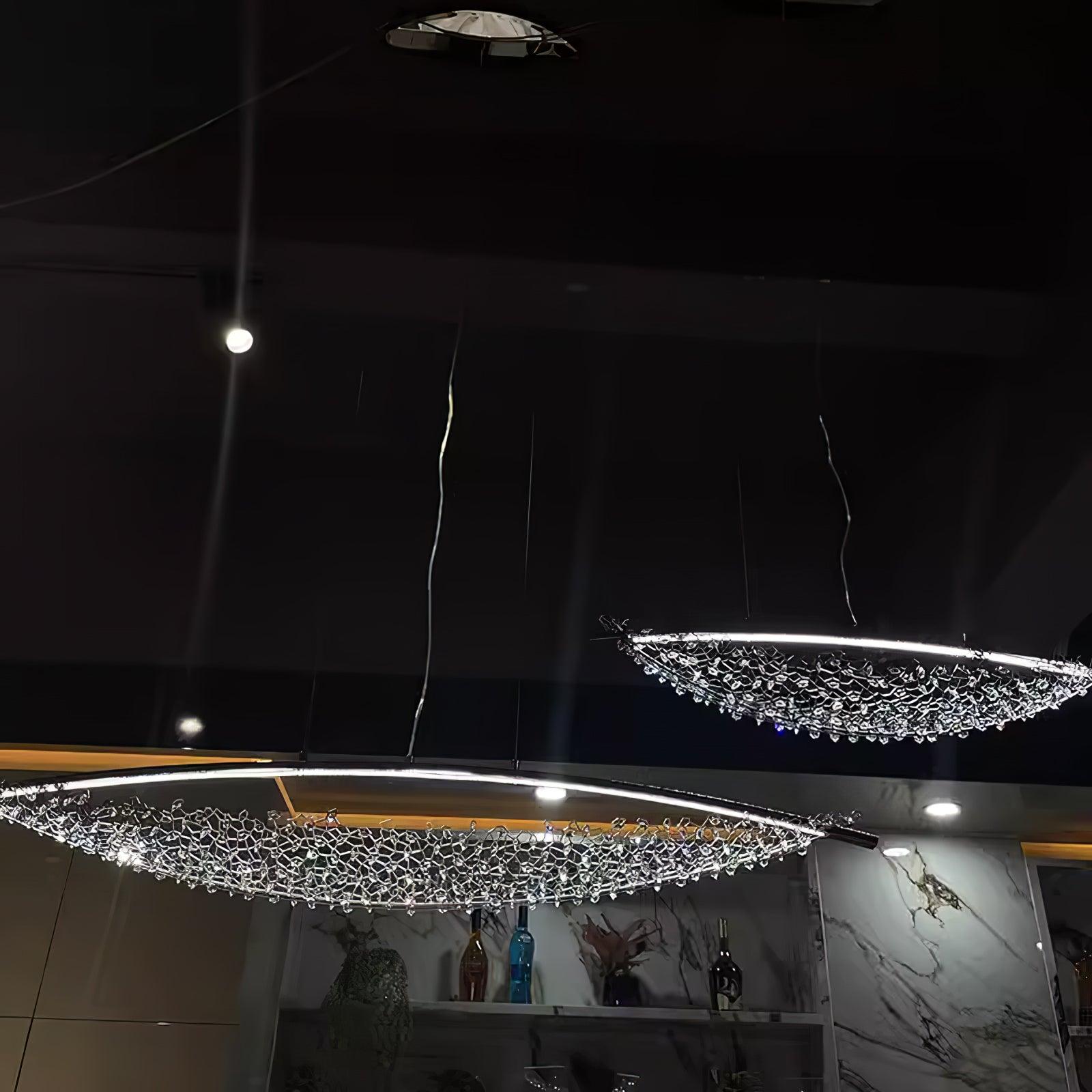 Elvarin Crystal Suspension Lumière - Neutralighting