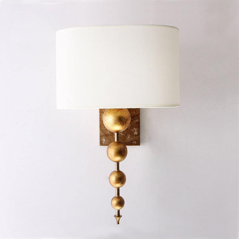 Eirikuvyn Applique Murale Métallique et Tissu Moderne Premium - Neutralighting