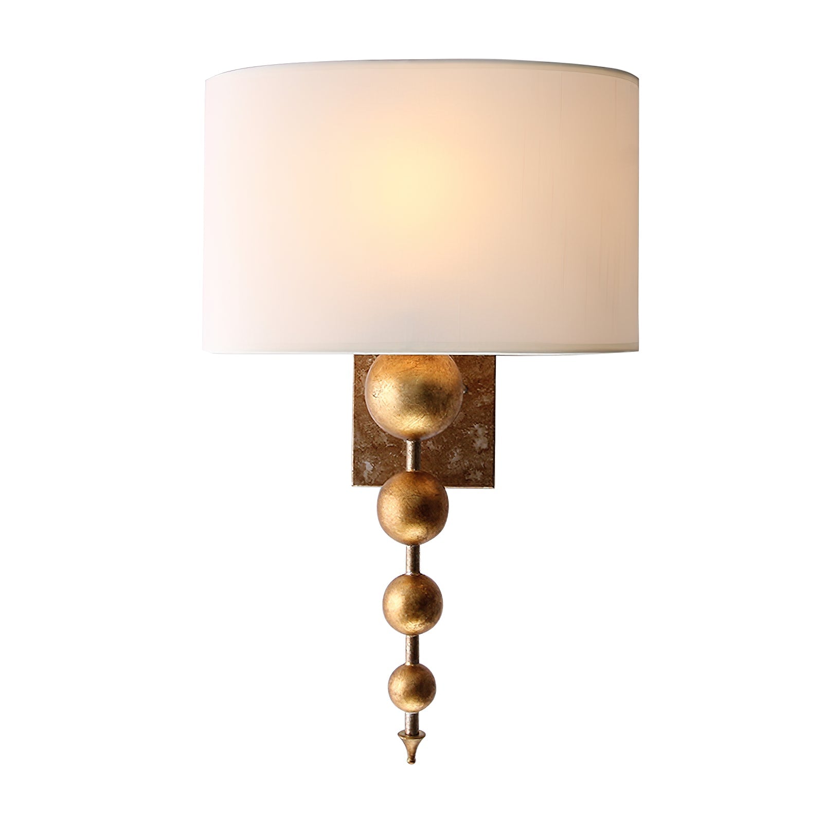 Eirikuvyn Applique Murale Métallique et Tissu Moderne Premium - Neutralighting