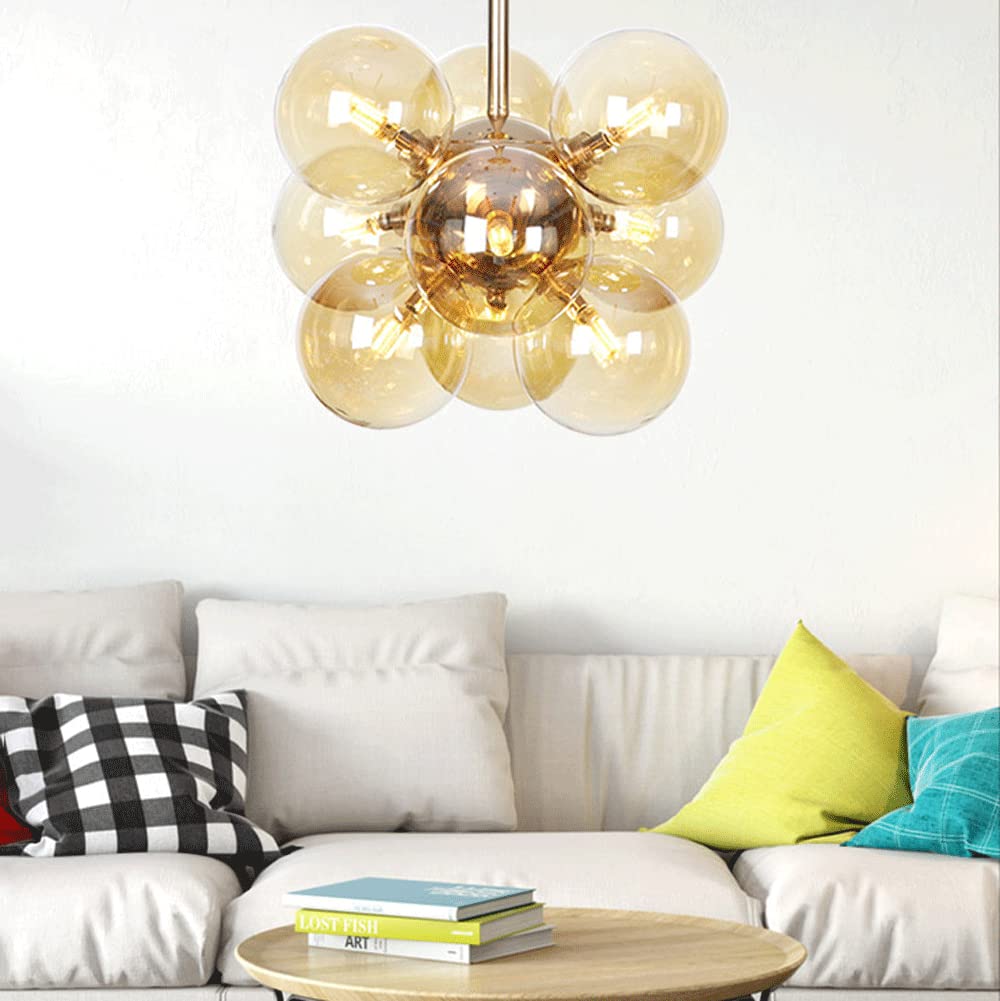 Valentina Minimalisme Rond Suspension Métal/Verre Chambre à coucher - Neutralighting