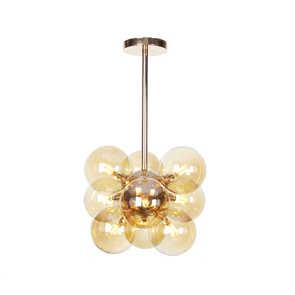 Valentina Minimalisme Rond Suspension Métal/Verre Chambre à coucher - Neutralighting