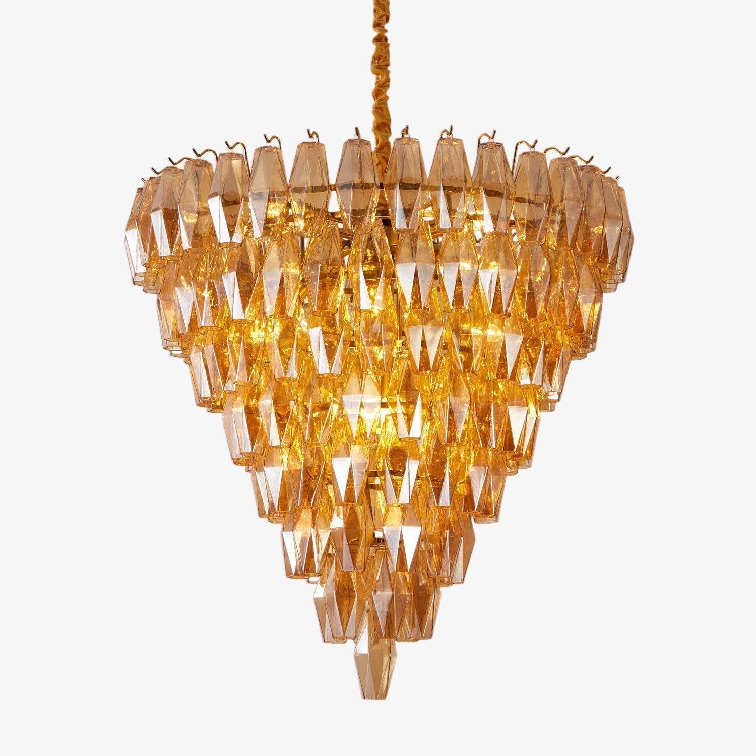 Aurora Chandelier Empire Prism Ambre - Neutralighting