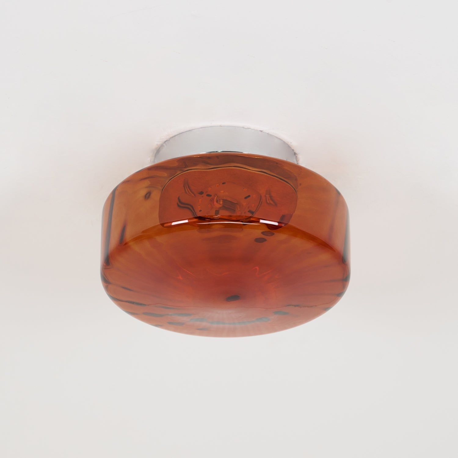 June Plafonnier Ambre Verre - Neutralighting