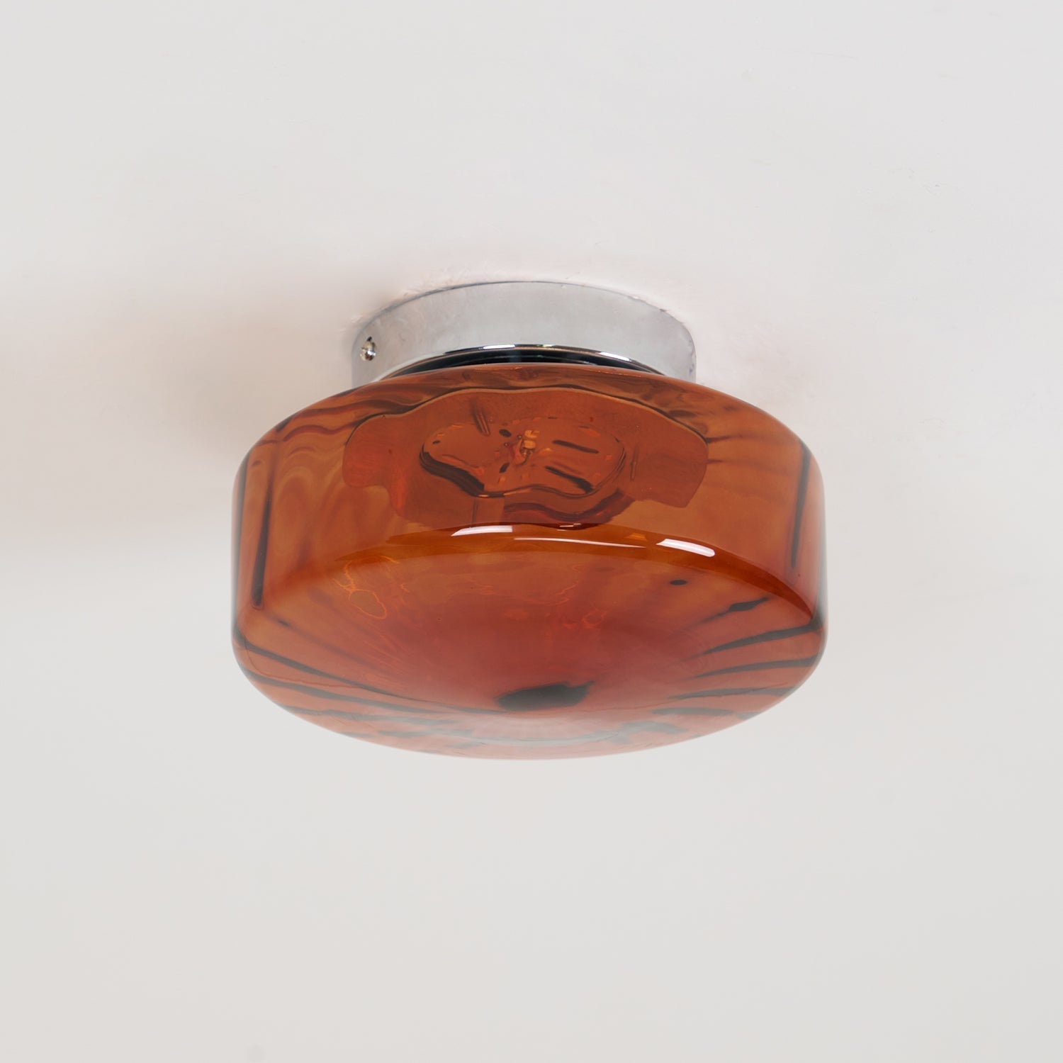 June Plafonnier Ambre Verre - Neutralighting