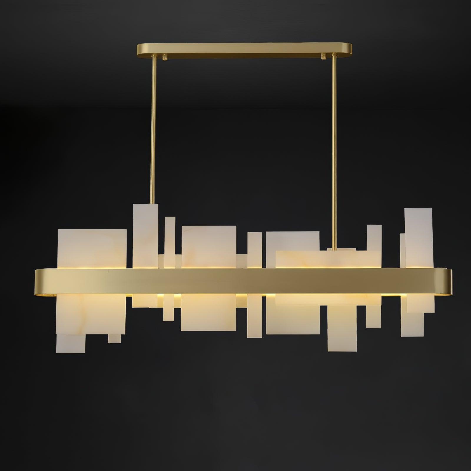 Lustra Chandelier en Cuivre Acrylique Salle à Manger - Neutralighting