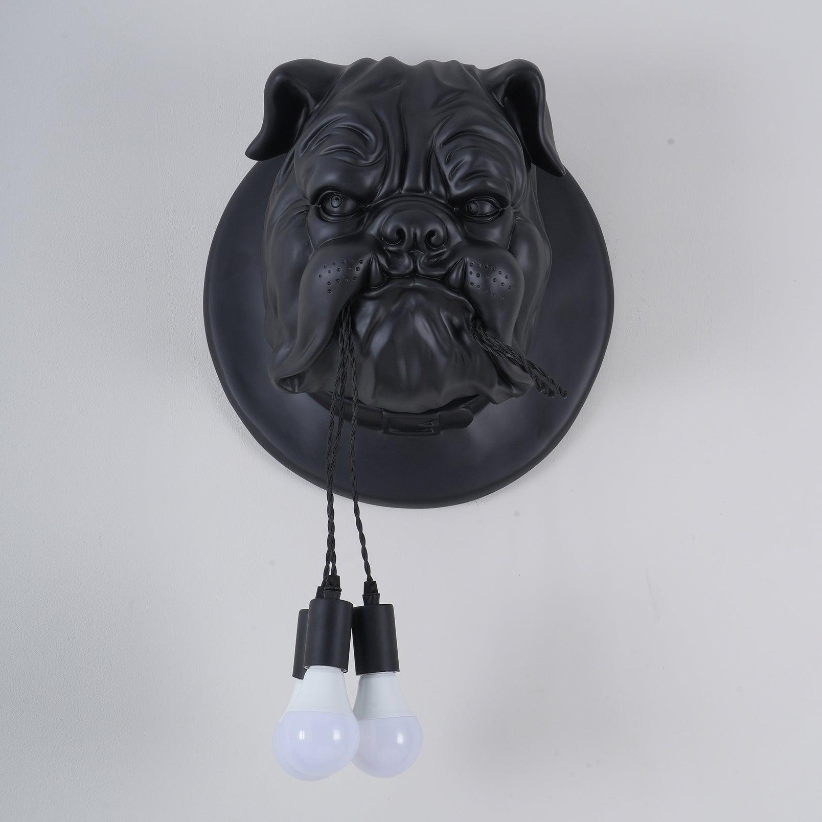 Lustra Applique Murale Sculpture Bulldog Fantaisiste - Neutralighting
