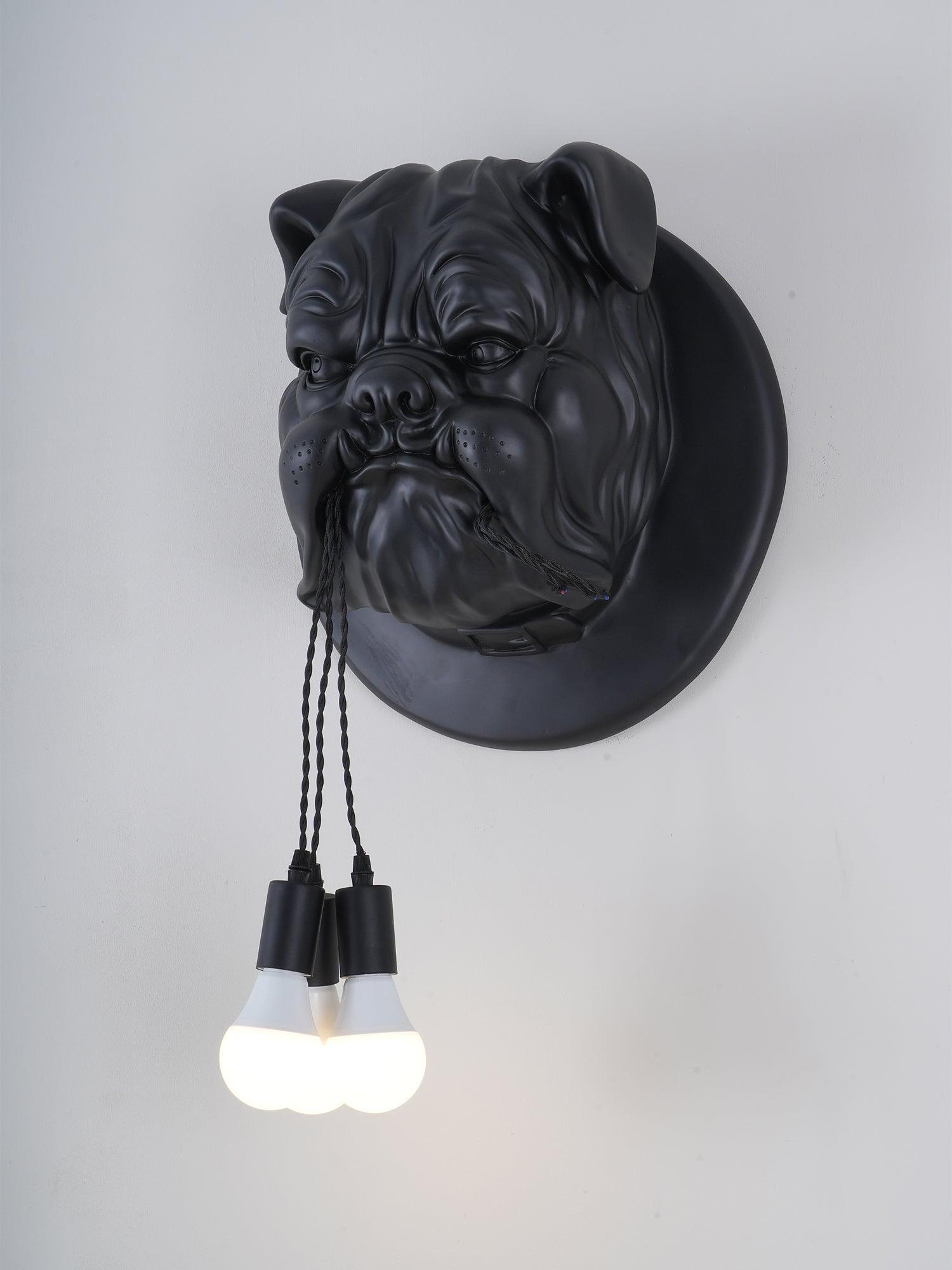 Lustra Applique Murale Sculpture Bulldog Fantaisiste - Neutralighting