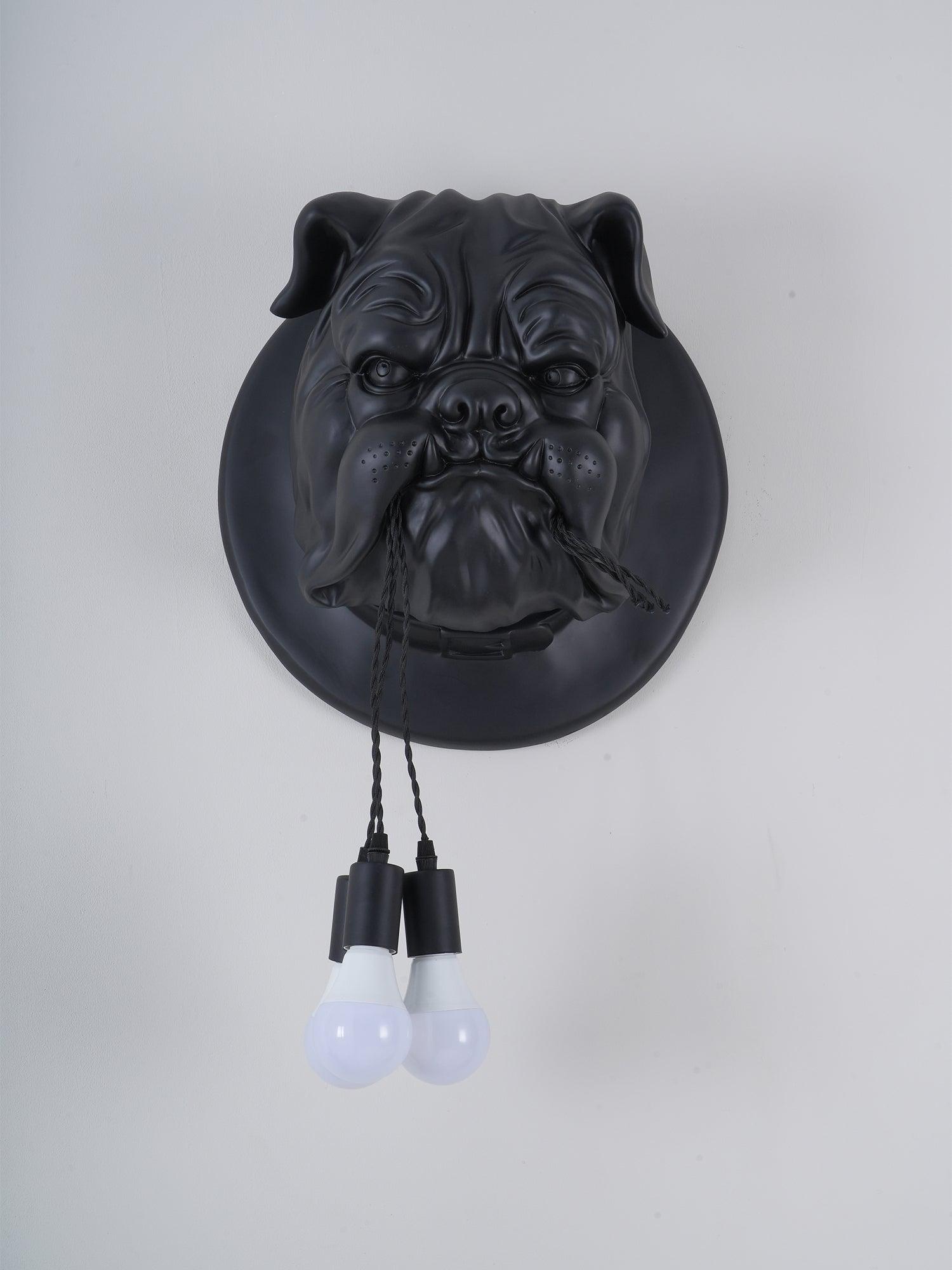 Lustra Applique Murale Sculpture Bulldog Fantaisiste - Neutralighting