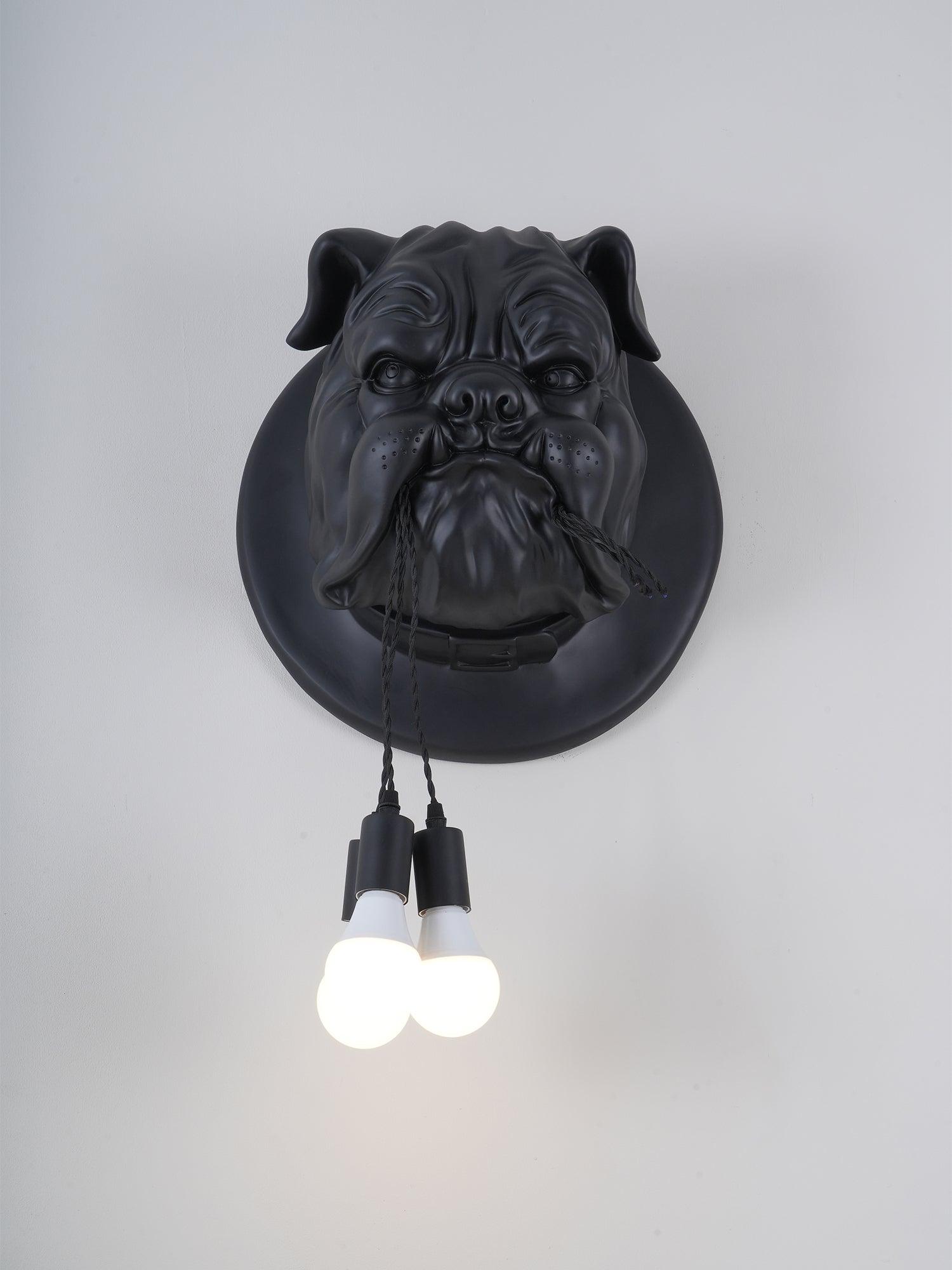 Lustra Applique Murale Sculpture Bulldog Fantaisiste - Neutralighting