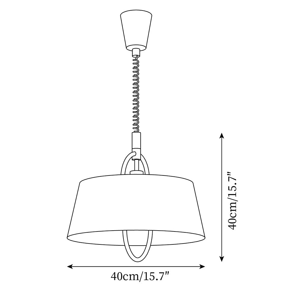Angelo Pendant Lamp Tapered Sleek - Letslighting