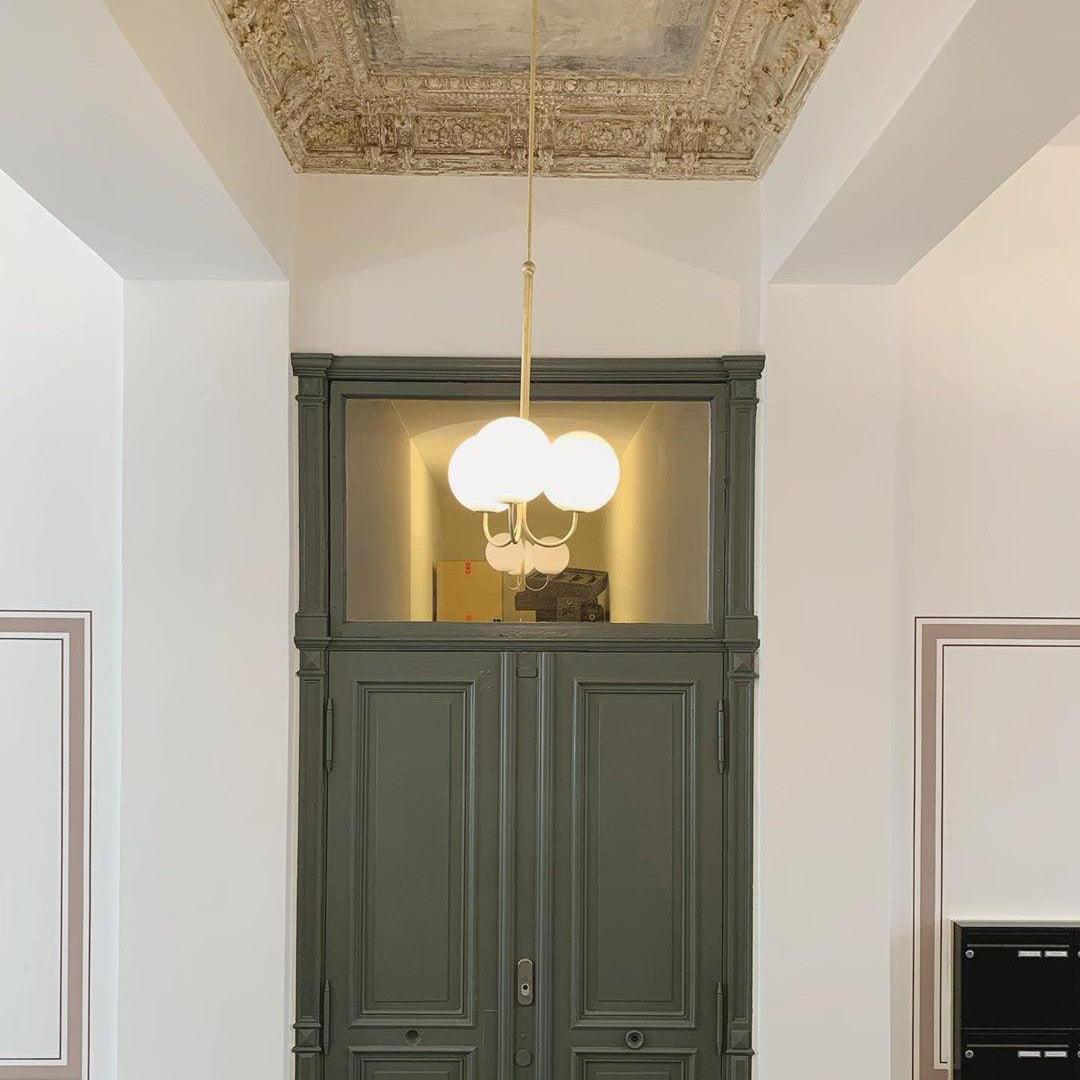 Mirelent Suspension Élégante en Laiton et Verre - Neutralighting