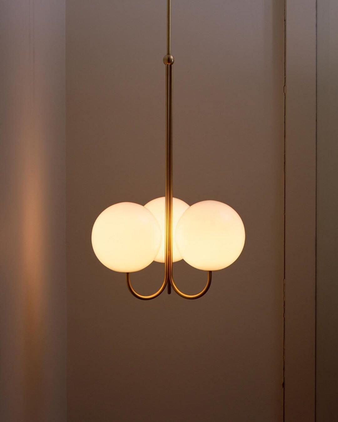 Mirelent Suspension Élégante en Laiton et Verre - Neutralighting