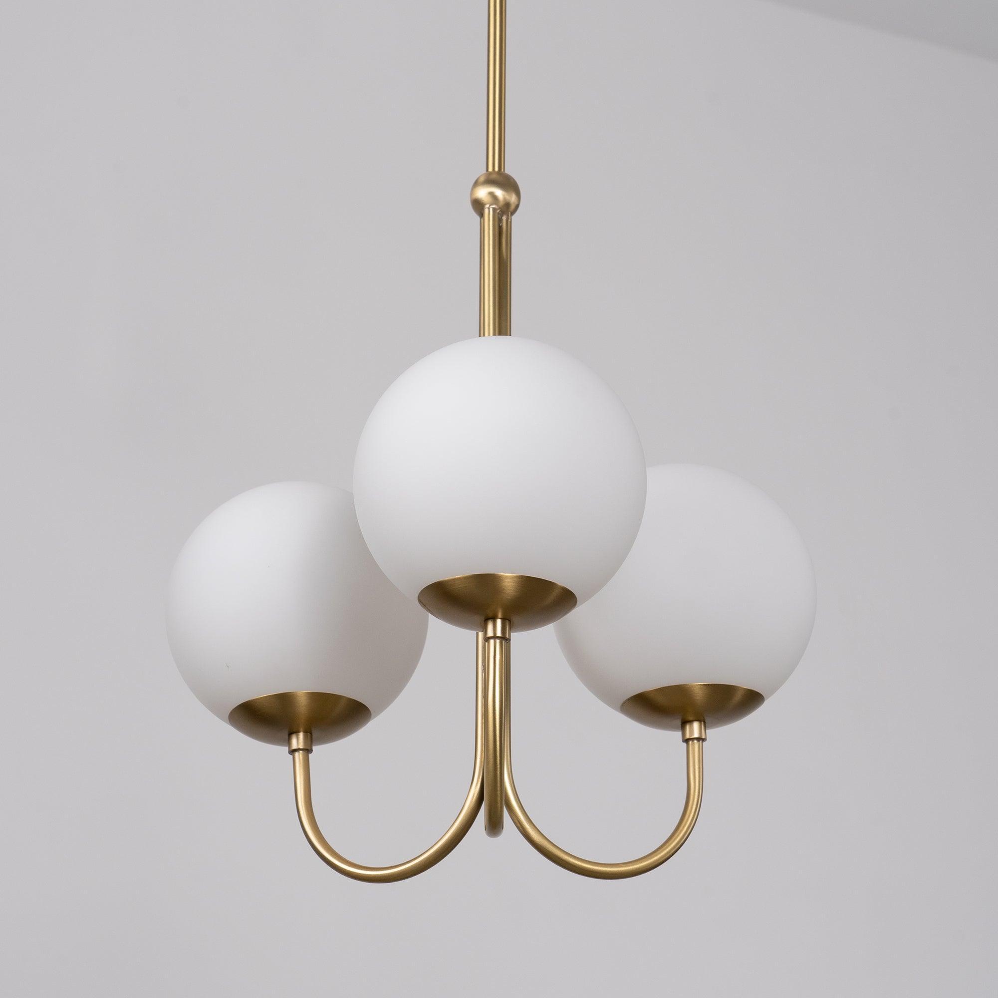 Mirelent Suspension Élégante en Laiton et Verre - Neutralighting