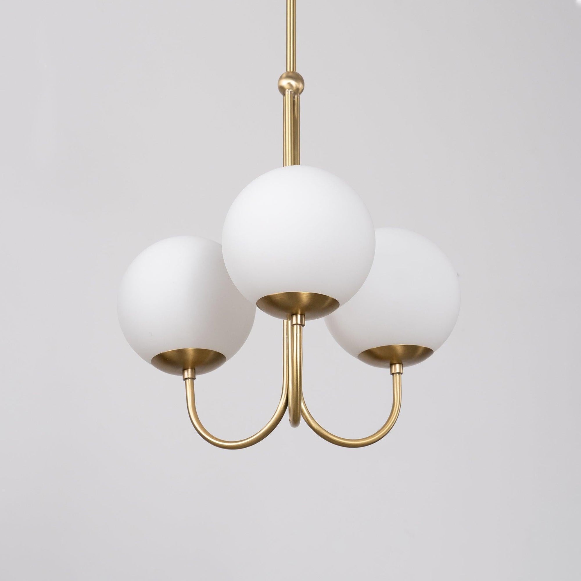 Mirelent Suspension Élégante en Laiton et Verre - Neutralighting