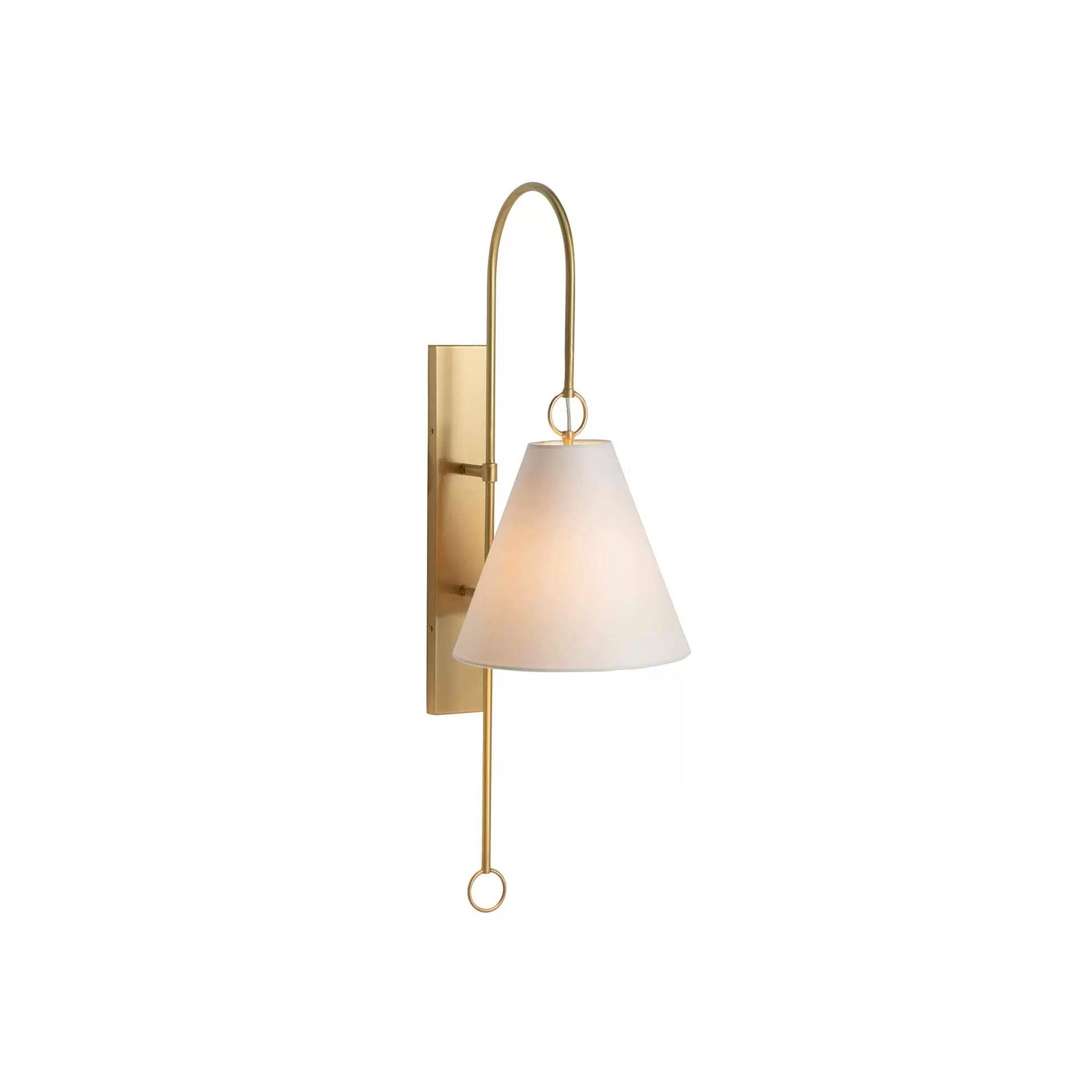 Ildvuvyi Applique Murale en Métal et Tissu Laiton Premium Moderne - Neutralighting