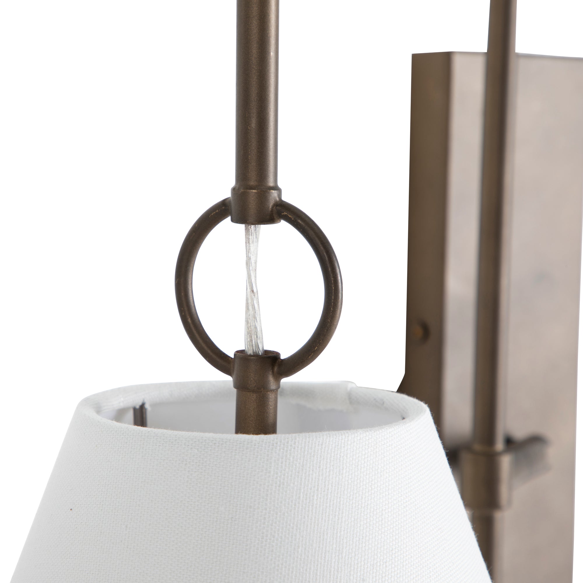 Ildvuvyi Applique Murale en Métal et Tissu Laiton Premium Moderne - Neutralighting
