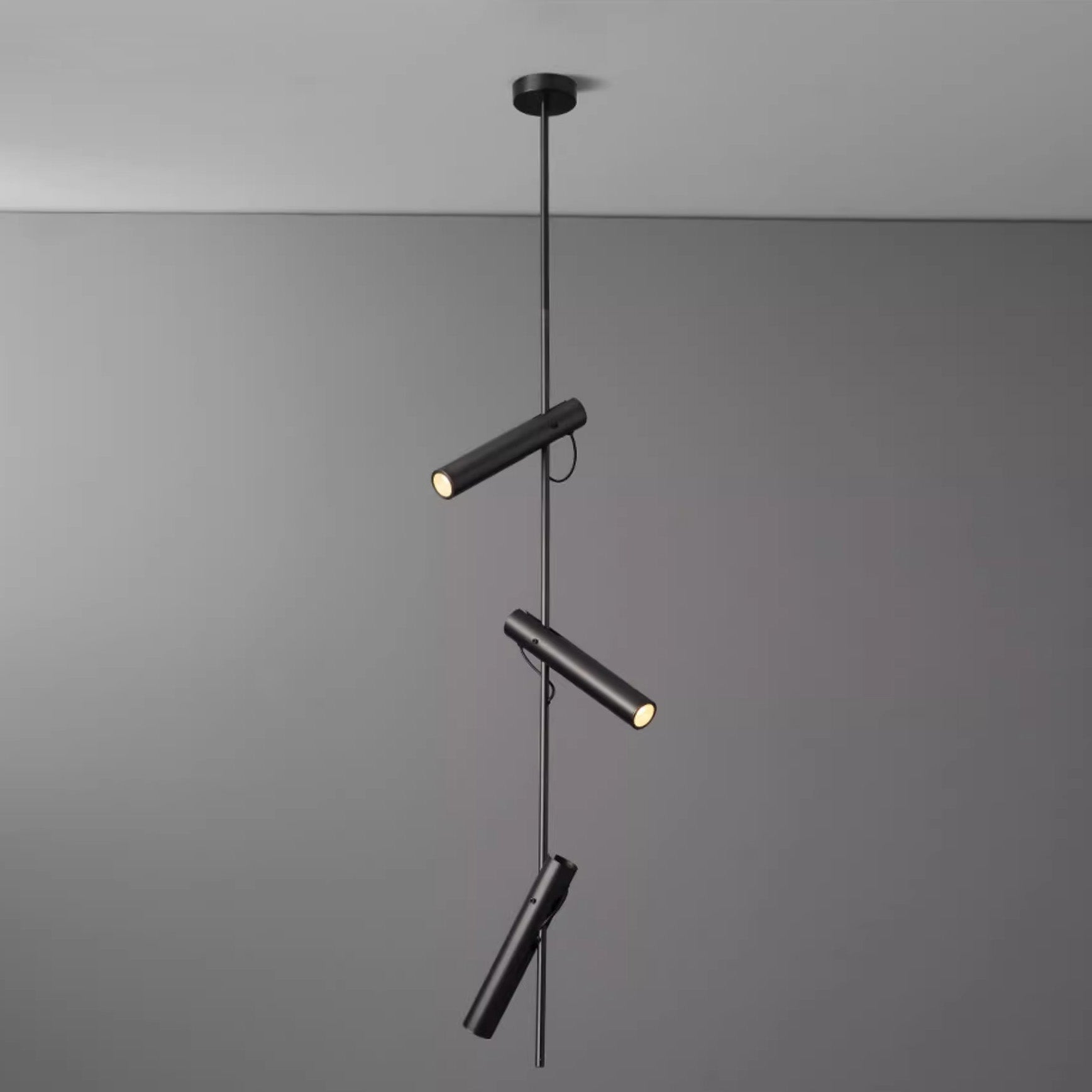 Jarnbruvyi Modern Minimalist Line Metal Pendant Light - Lamp Copper