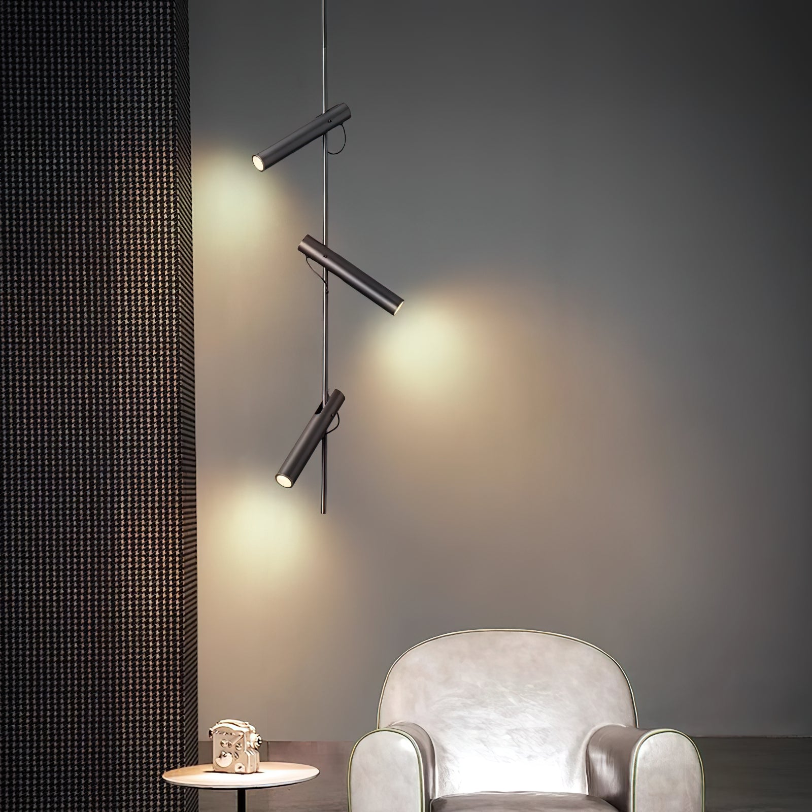 Jarnbruvyi Modern Minimalist Line Metal Pendant Light - Lamp Copper