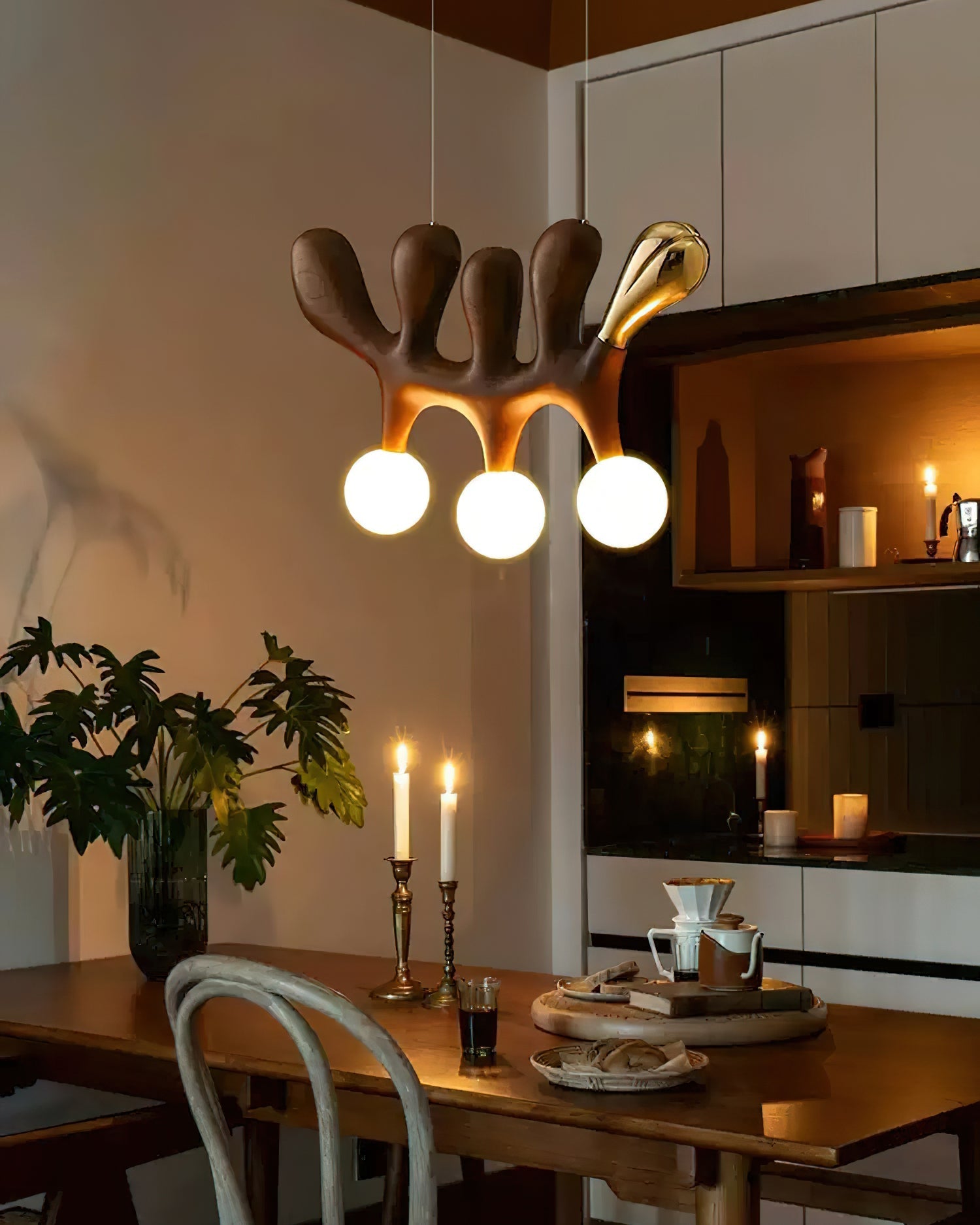 Sprout Suspension Contemporaine en Bois - Neutralighting
