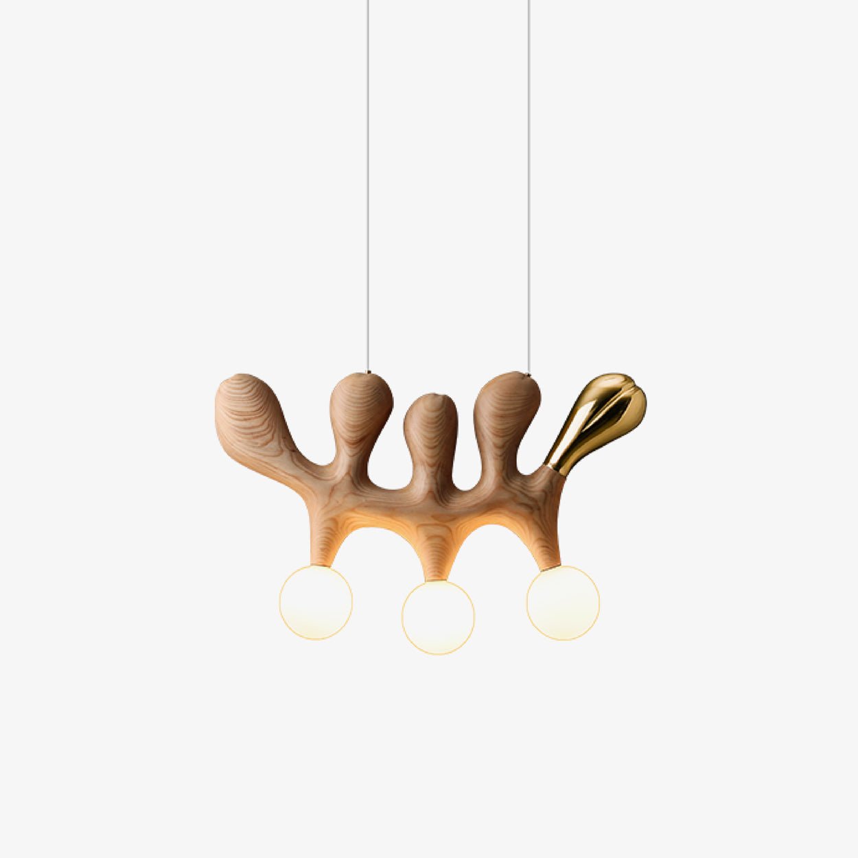 Sprout Suspension Contemporaine en Bois - Neutralighting