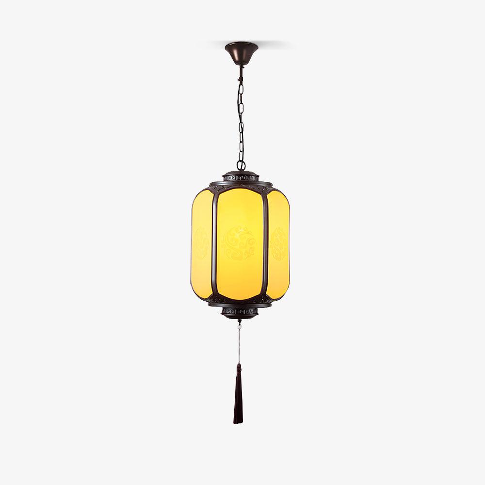 Solara Lampe suspendue antique lanterne d'extérieur rustique - Neutralighting