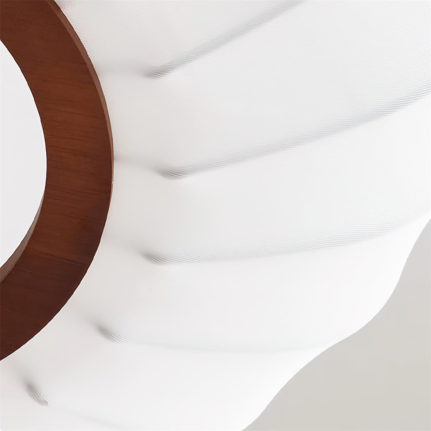 Antonio Pendant Lamp Pleated Fabric Lantern Organic - Letslighting